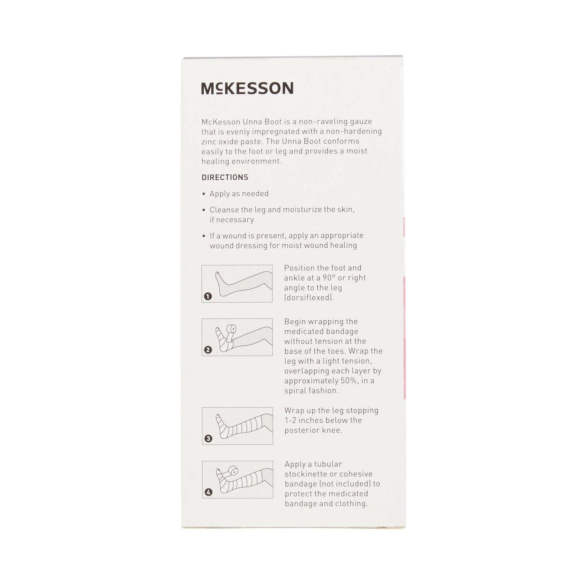 McKesson Brand McKesson Unna Boot with Calamine and Zinc Oxide, 3 Inch x 10 Yard (12/CS) - Image 4