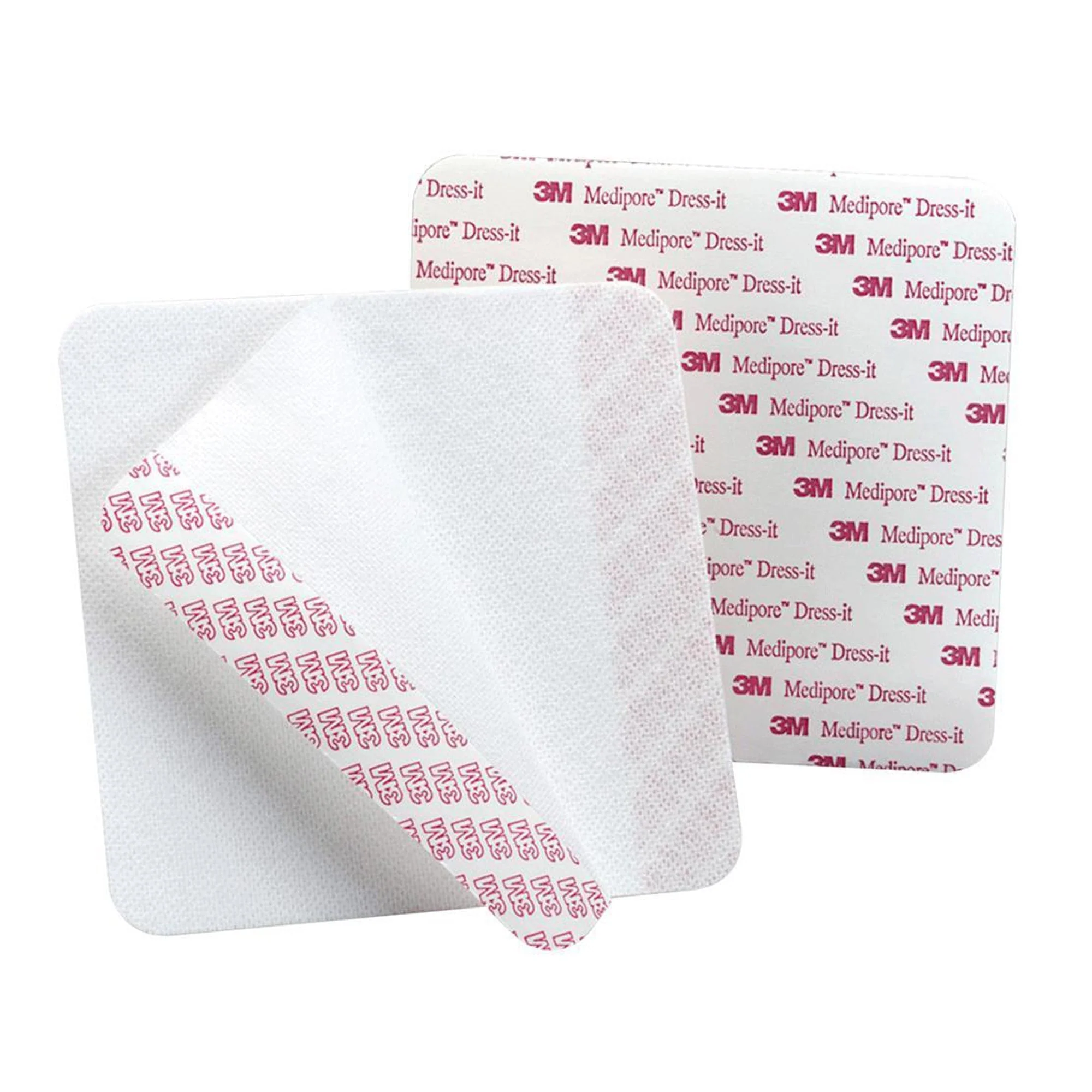 Solventum Corporation 3M Medipore Cloth Dressing Retention Tape, 3-7/8 x 4-5/8 Inch, White (100/CS)