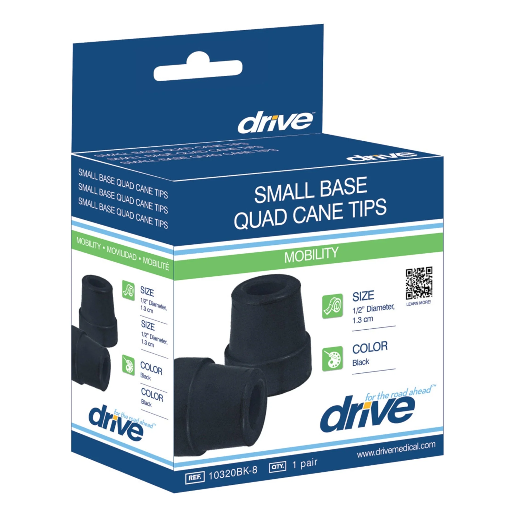 Drive DeVilbiss Healthcare drive Quad Cane Tip (4/BX)