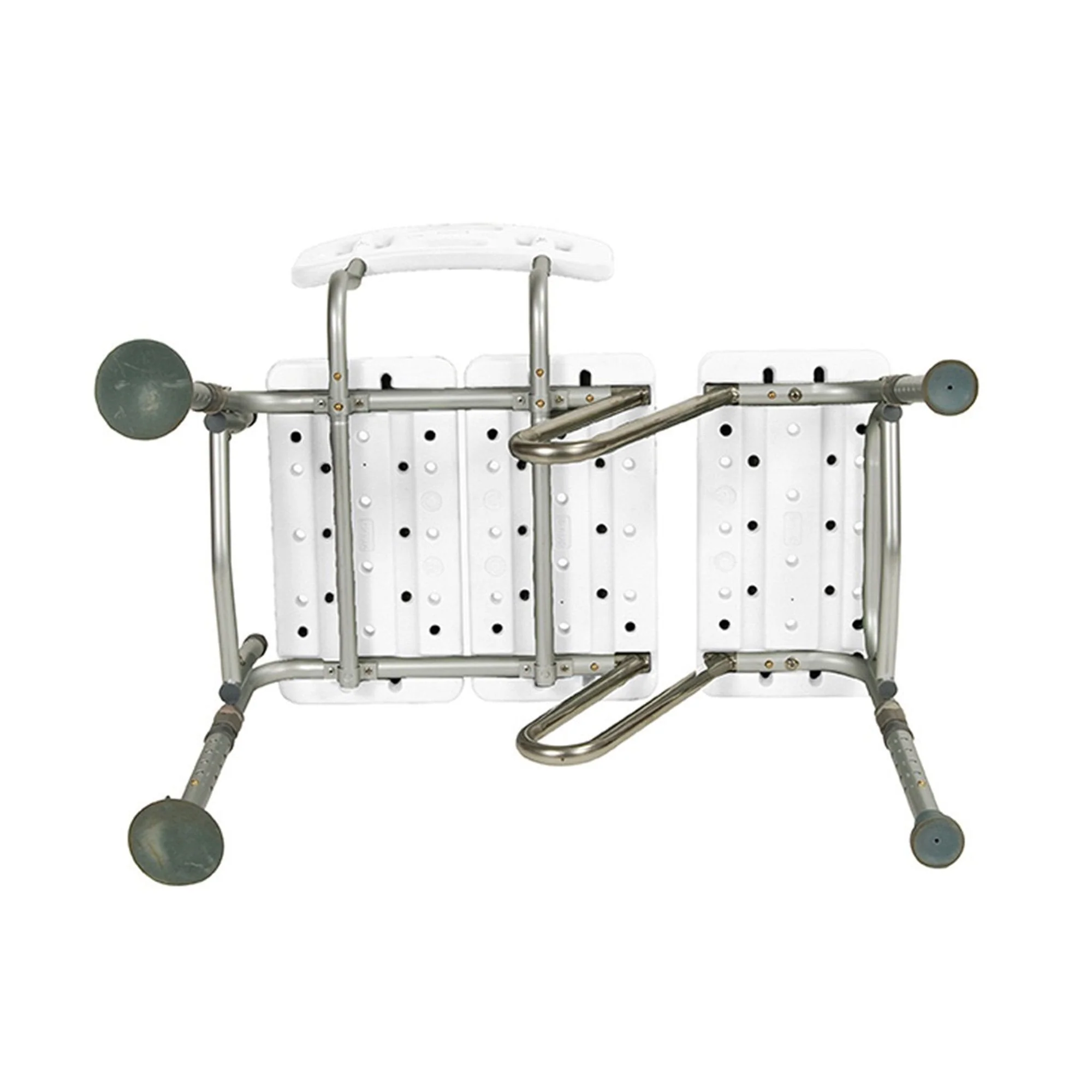 Drive DeVilbiss Healthcare Splash Defense Knocked Down Bath Transfer Bench, 17½ – 22½ Seat Height - Image 4