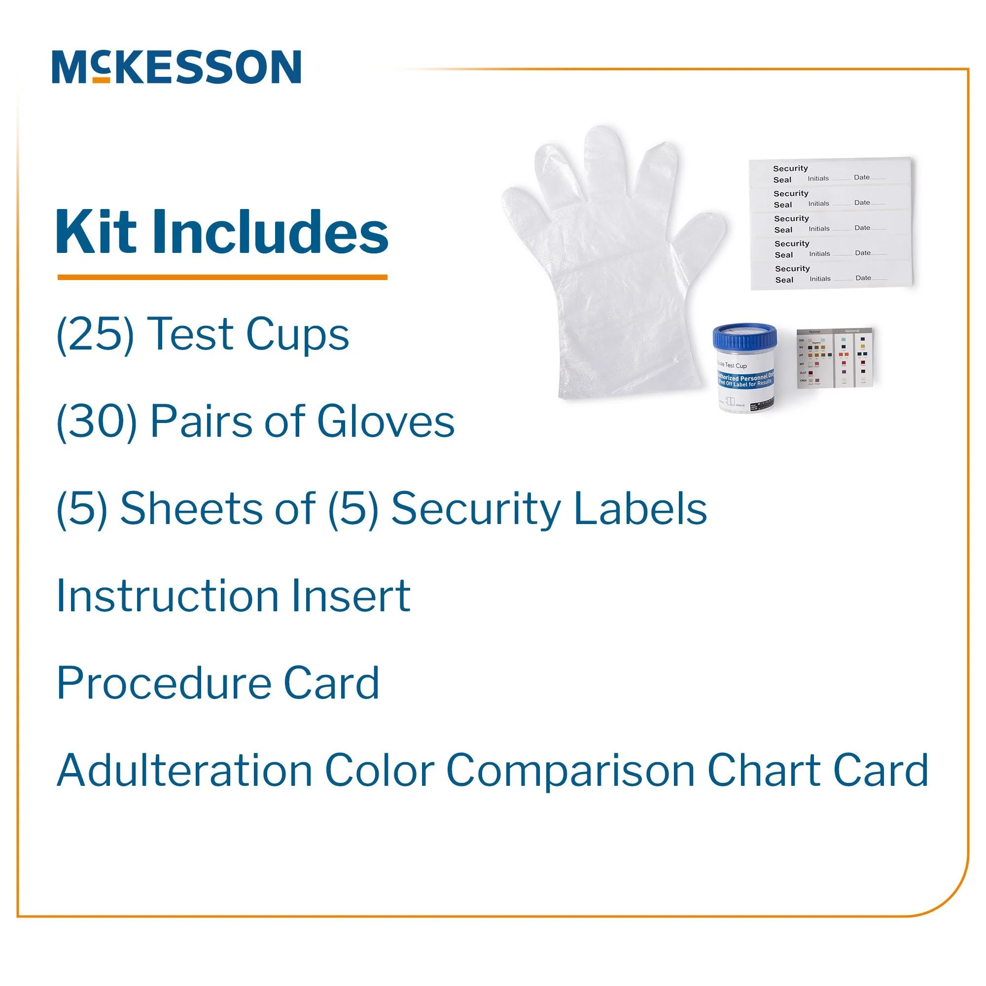 McKesson Brand McKesson 12-Drug Panel with Adulterants Drugs of Abuse Test (100/CS) - Image 2