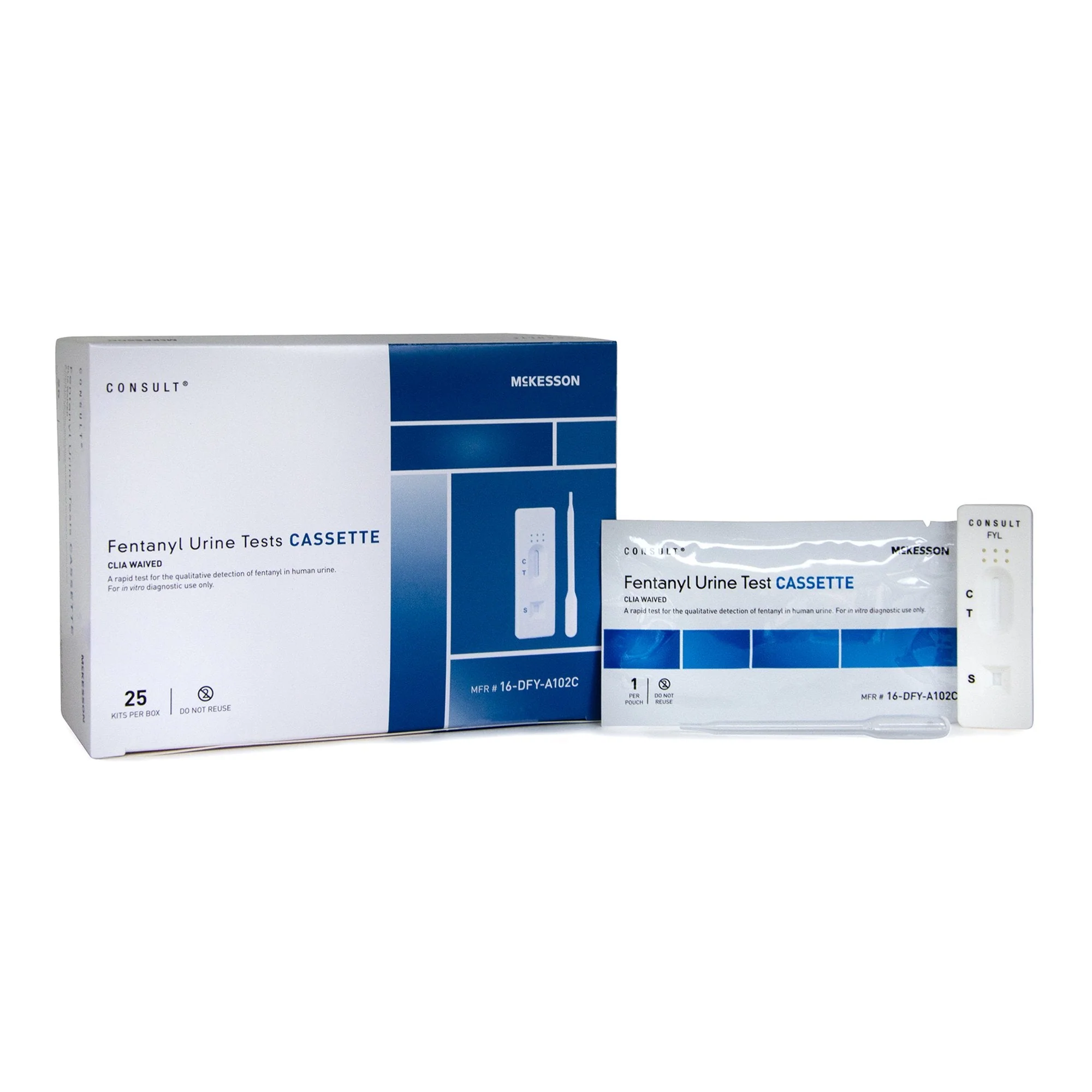 McKesson Brand McKesson Fentanyl Drugs of Abuse Test Kit (40/CS)