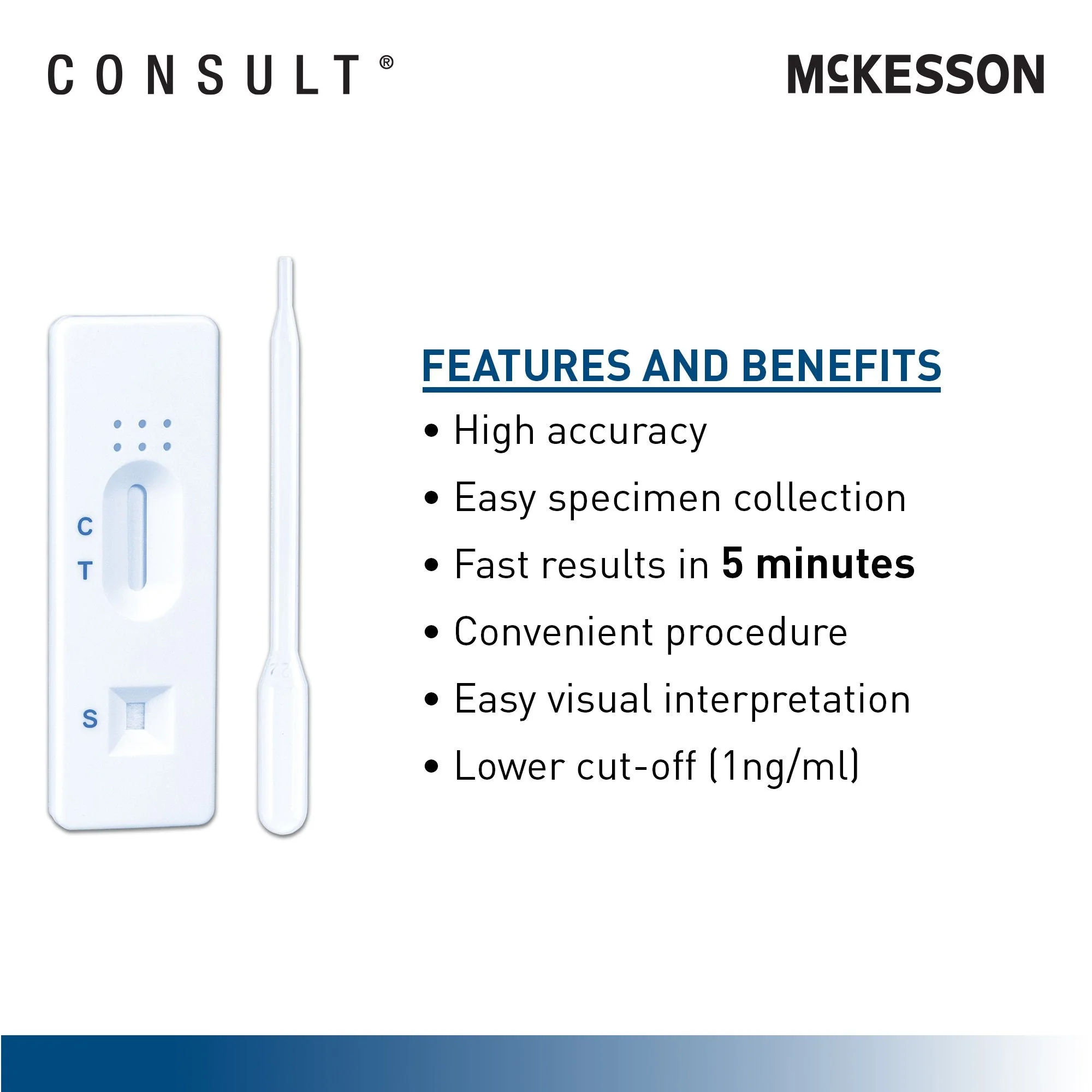 McKesson Brand McKesson Fentanyl Drugs of Abuse Test Kit (40/CS) - Image 3