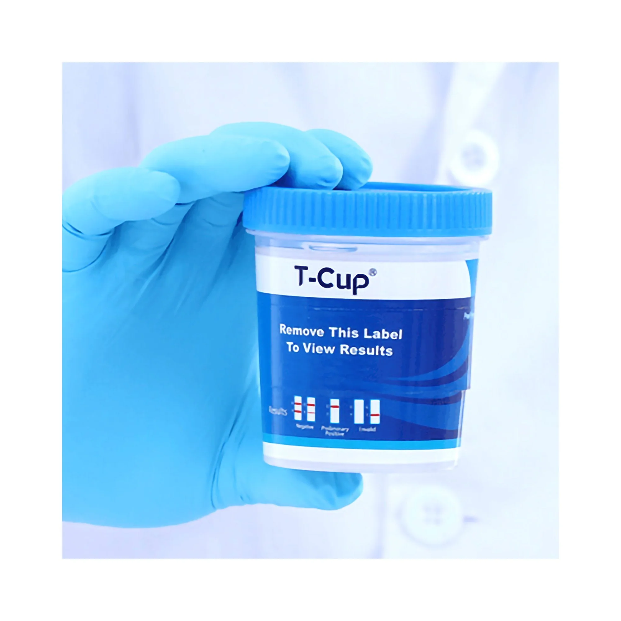 Wondfo USA Co Ltd Drugs of Abuse Test Kit T-Cup AMP, BAR, BUP, BZO, COC, mAMP/MET, MDMA, MOP, MTD, OXY, PCP, THC (CR, pH, SG) 25 Tests CLIA Waived (100/CS) - Image 3