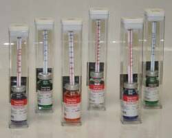 Streck Laboratories Temp-Chex Red Spirit Freezer Thermometer
