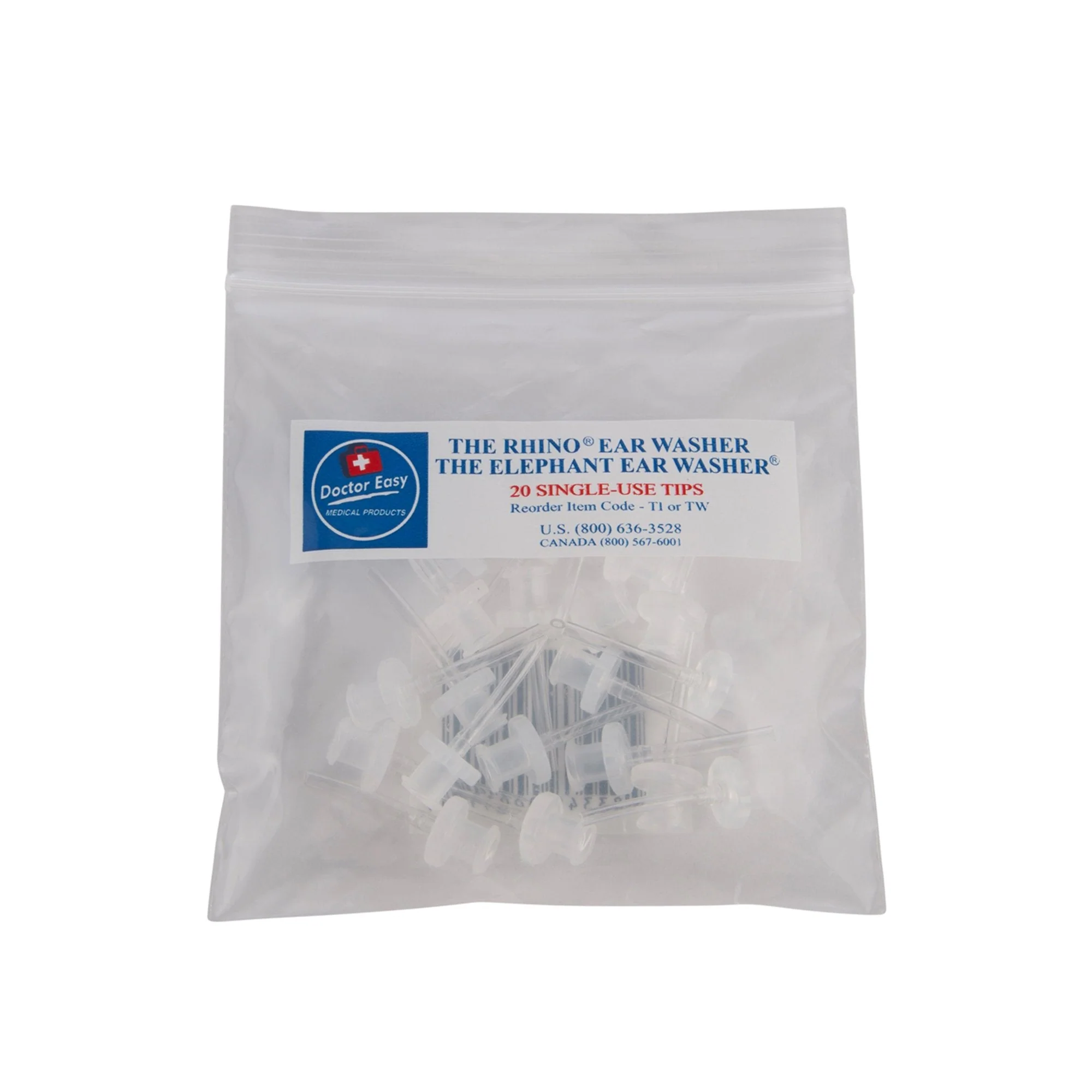 Doctor Easy Medical Products Doctor Easy Elephant Ear Wash System Tips (20/PK) - Image 3