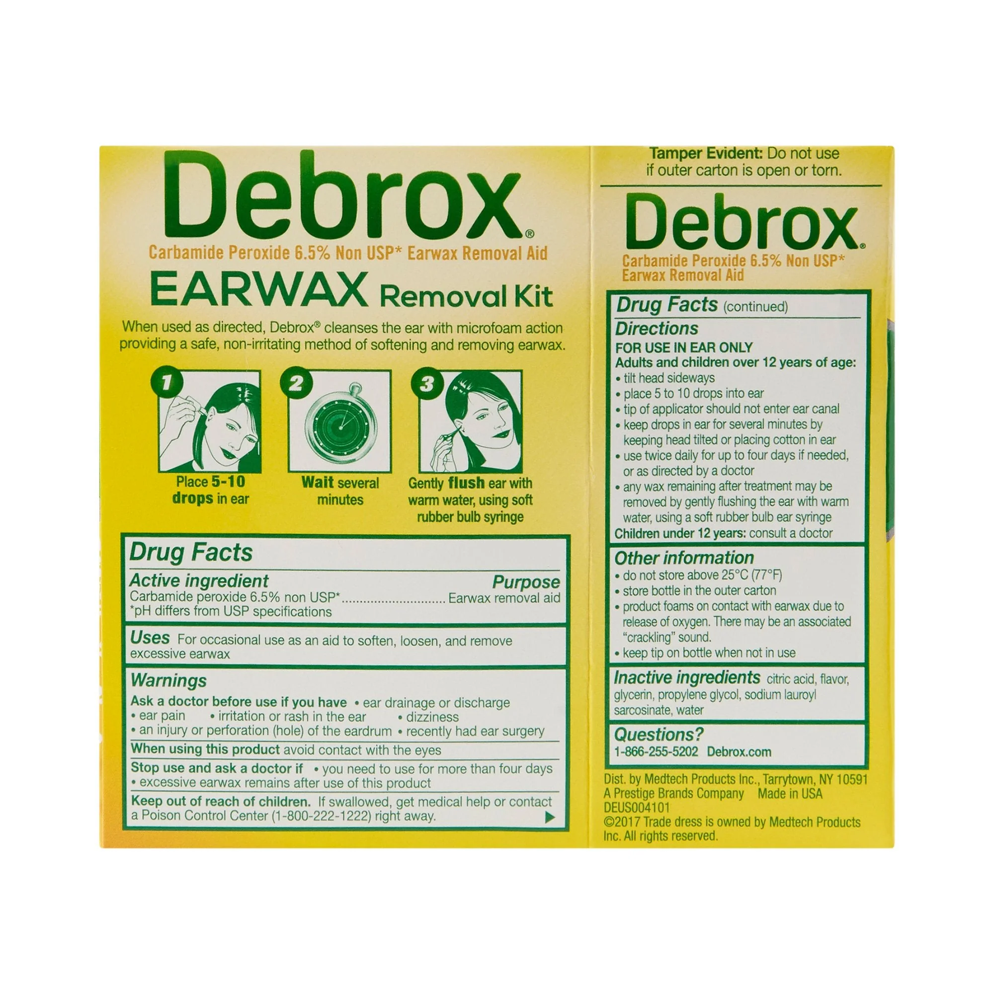 Medtech Laboratories Medtech Debrox Earwax Removal Aid Drops - Image 3