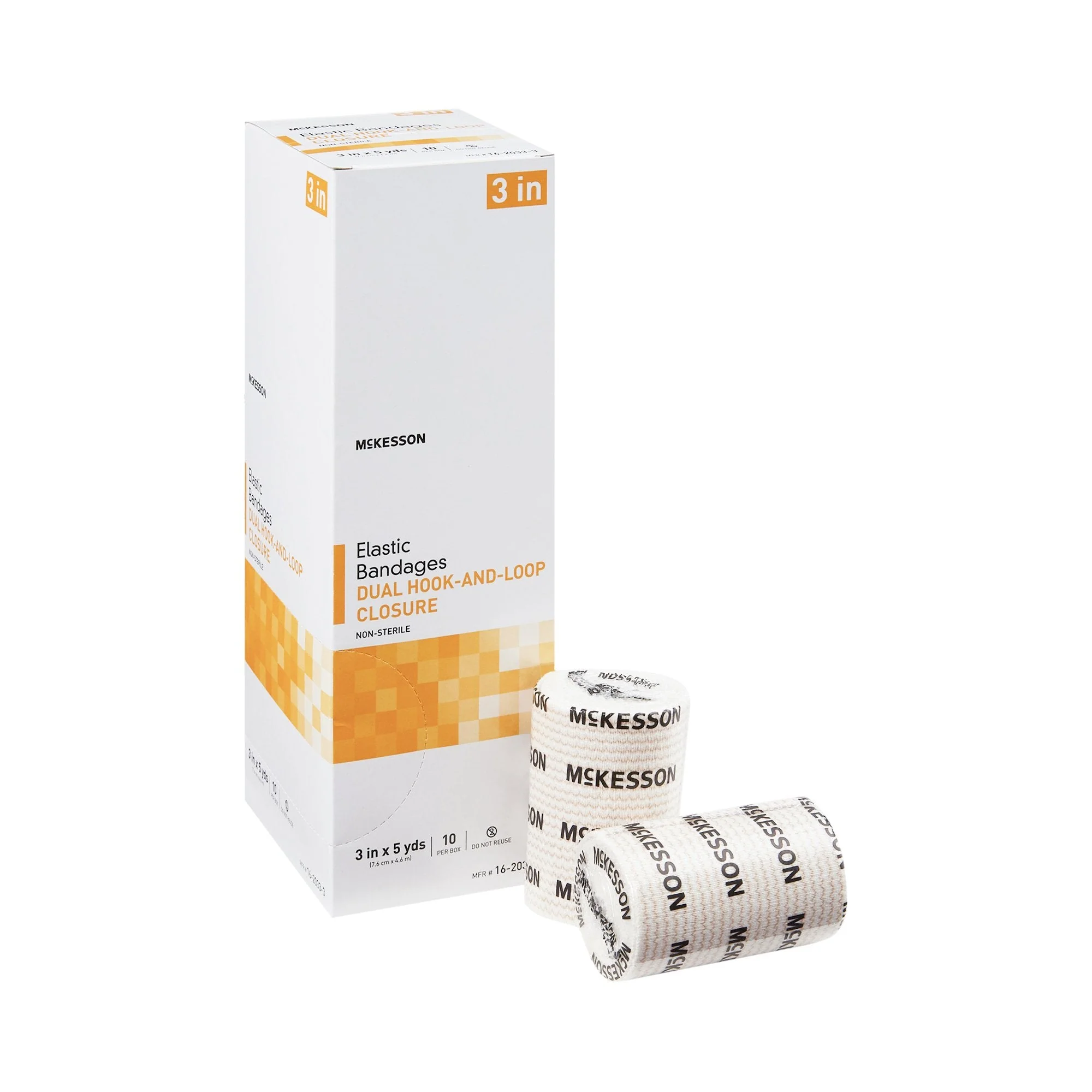 McKesson Brand McKesson Double hook-and-loop closure Elastic Bandage, 3 Inch x 5 Yard (50/CS)