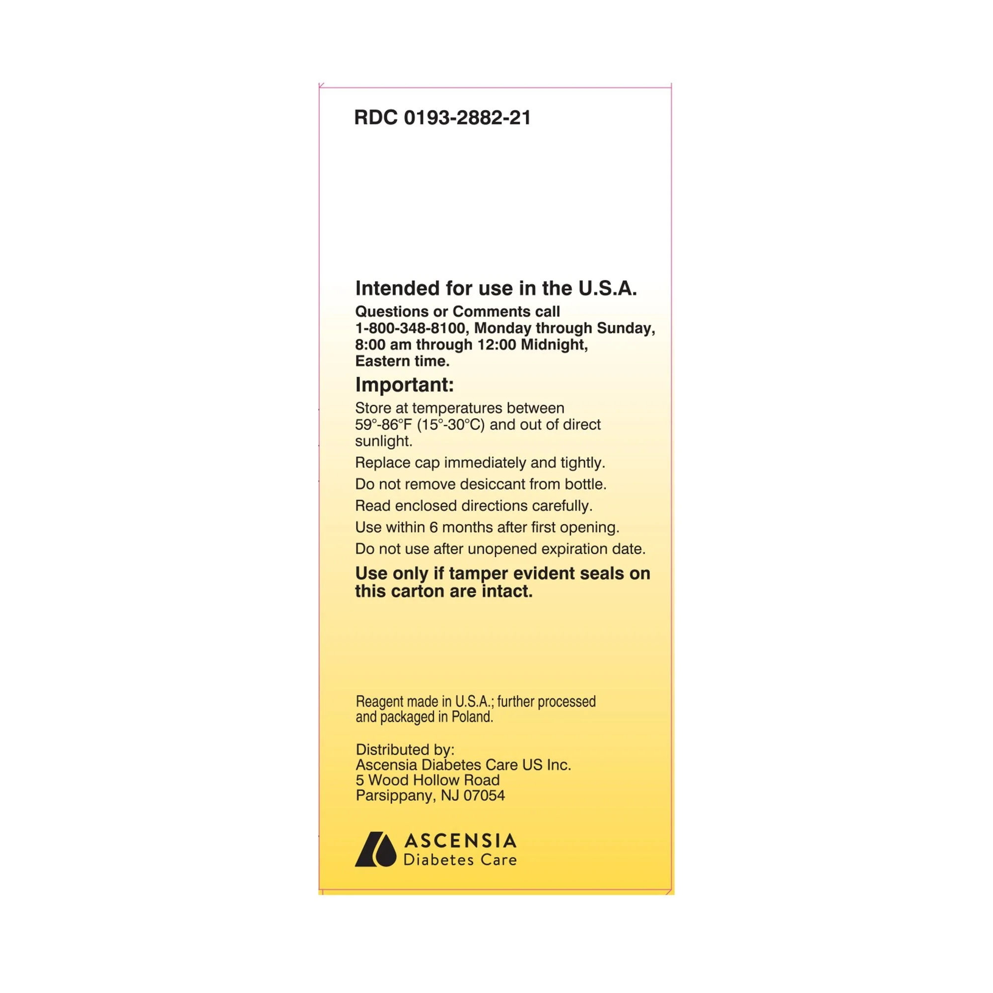 Ascensia Diabetes Care Keto-Diastix Urinalysis Reagent Strips, Ketone test (12/CS) - Image 3