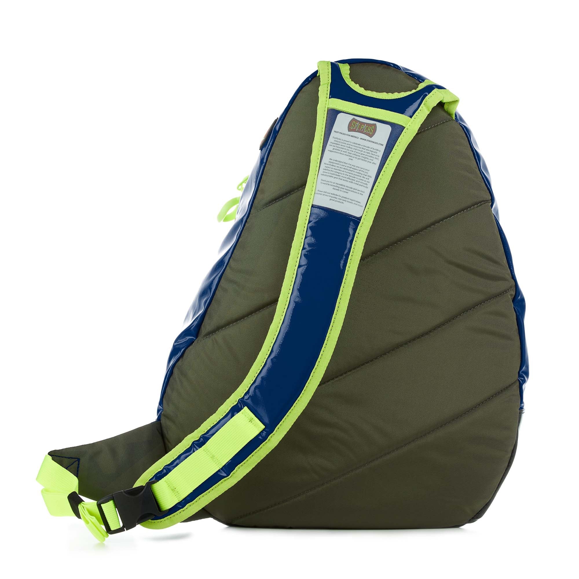 StatPacks Inc EMS Backpack G3 Medslinger Blue Urethane-Coated Tarpaulin 18-1/2 X 13 X 3 Inch - Image 3