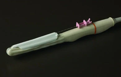 Endocavity Needle Guide 16 to 18 Gauge, 1 Degree Angle, 17 cm Length For Ultrasonix EC9-5 and Samsung Medison ER4-9/10ED, EVN4-9, EV4-9/10ED and ECM E610R Ultrasound Transducers