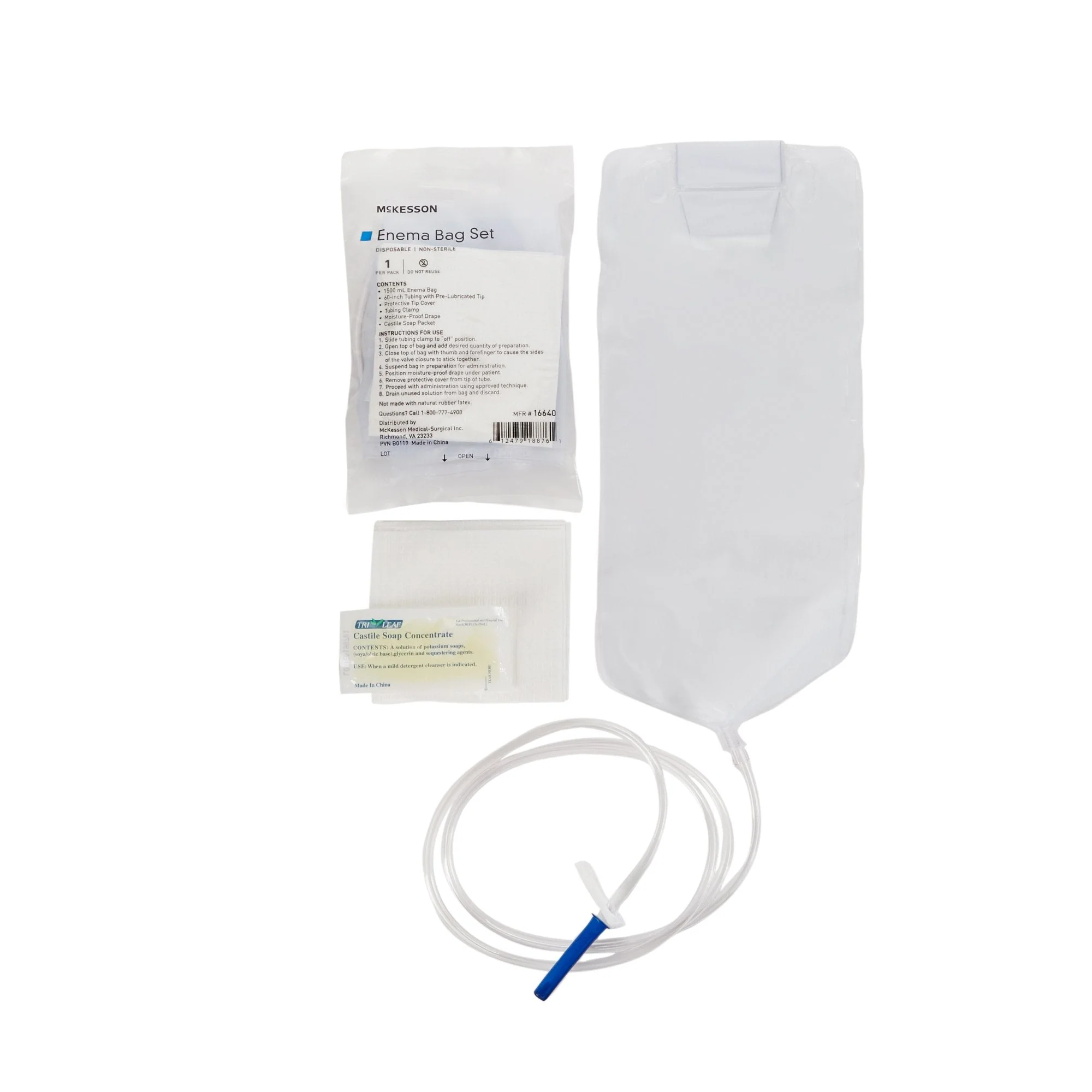 McKesson Brand McKesson Enema Bag Set (50/CS) - Image 5