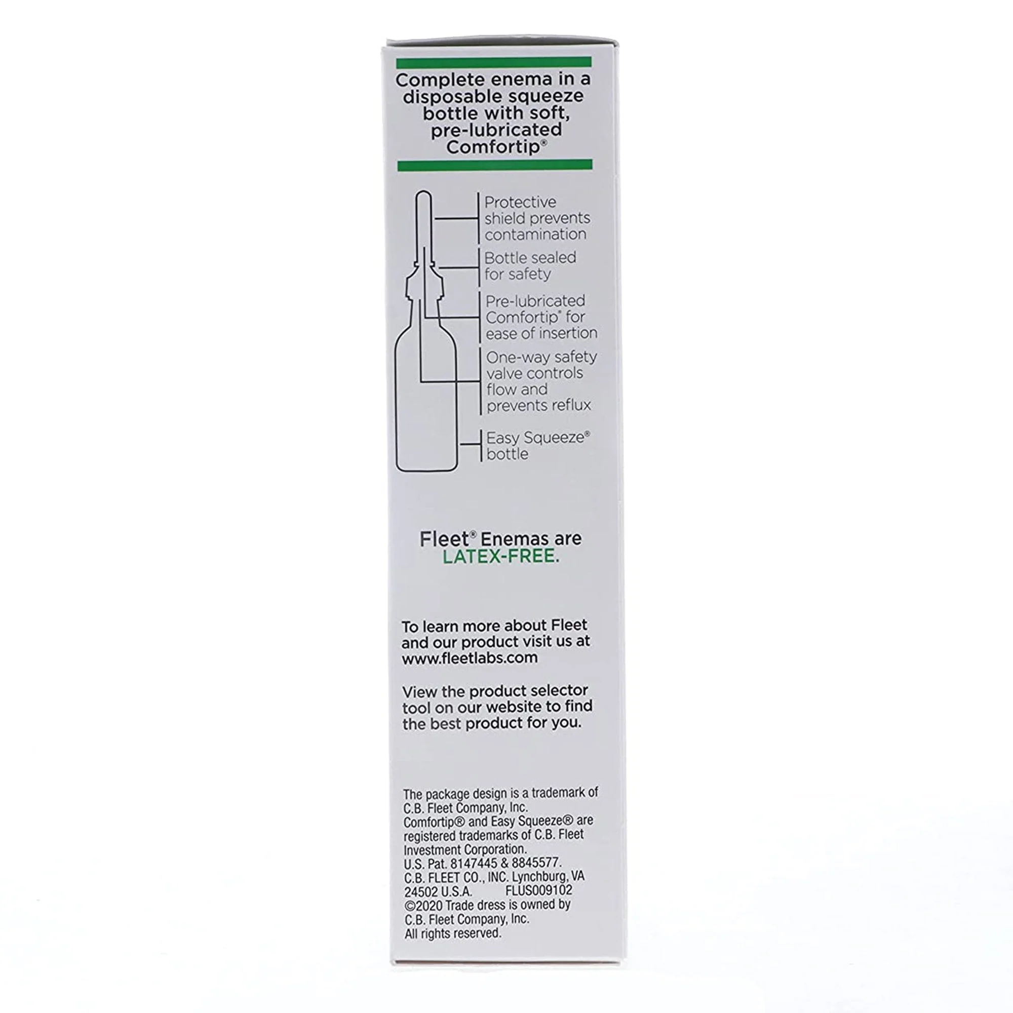 C.B. Fleet Fleet Monobasic Sodium Phosphate / Dibasic Sodium Phosphate Enema, 4.5 fl. oz. (2/BX) - Image 3