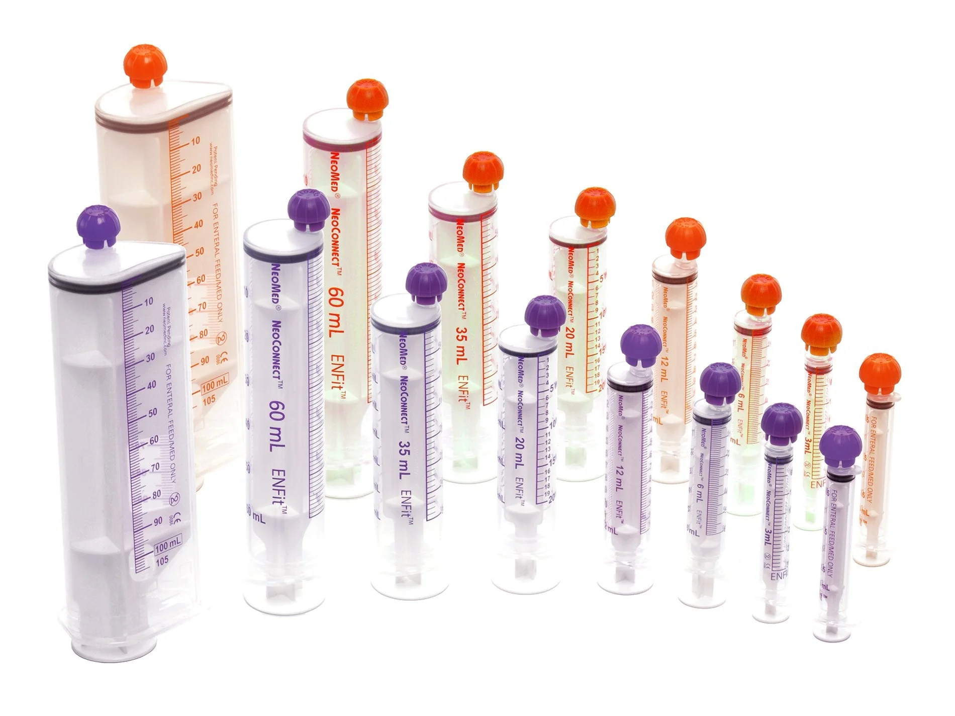 Enteral / Oral Syringe NeoMed 6 mL Enfit Tip Without Safety