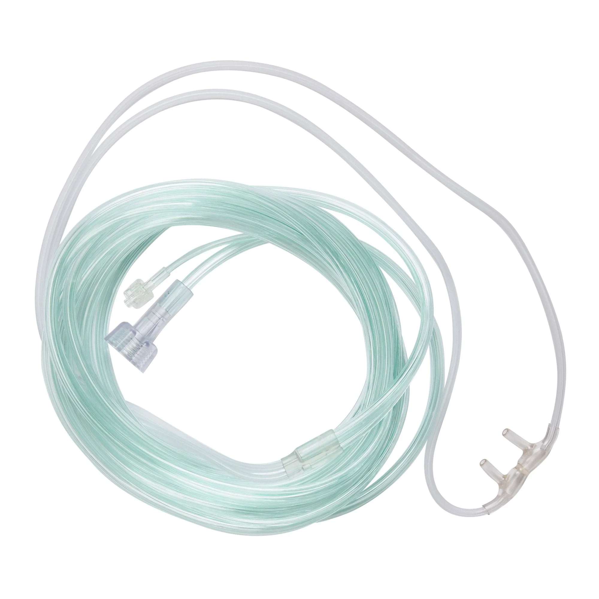 ETCO2 Nasal Cannula McKesson Adult Curved Prongs 10 Foot Tubing Low Flow Rate