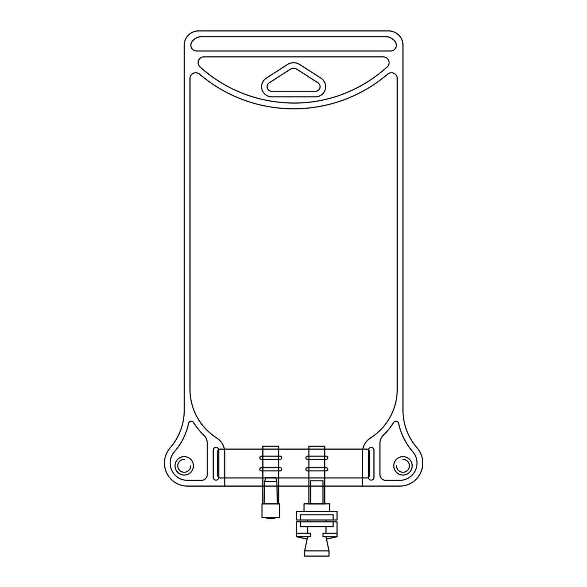 EVA Empty Bag McKesson 500 mL Gravity