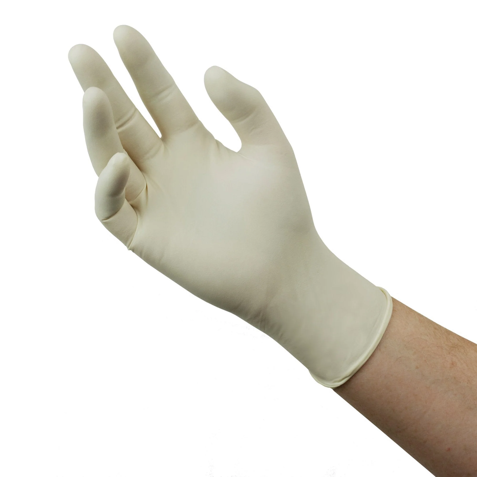 Microflex Medical Microflex Diamond Grip Plus Latex Gloves, Large, White (1000/CS) - Image 3