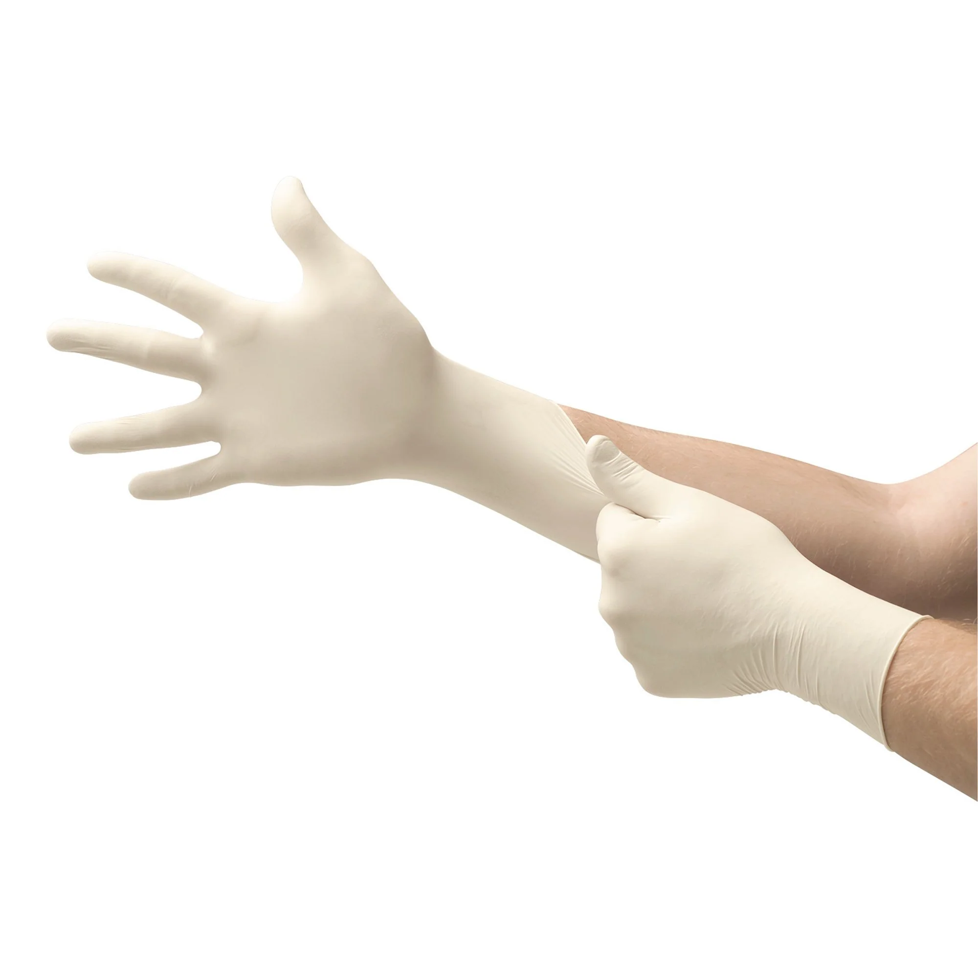 Microflex Medical Microflex Diamond Grip Plus Latex Gloves, Small, White (1000/CS) - Image 2