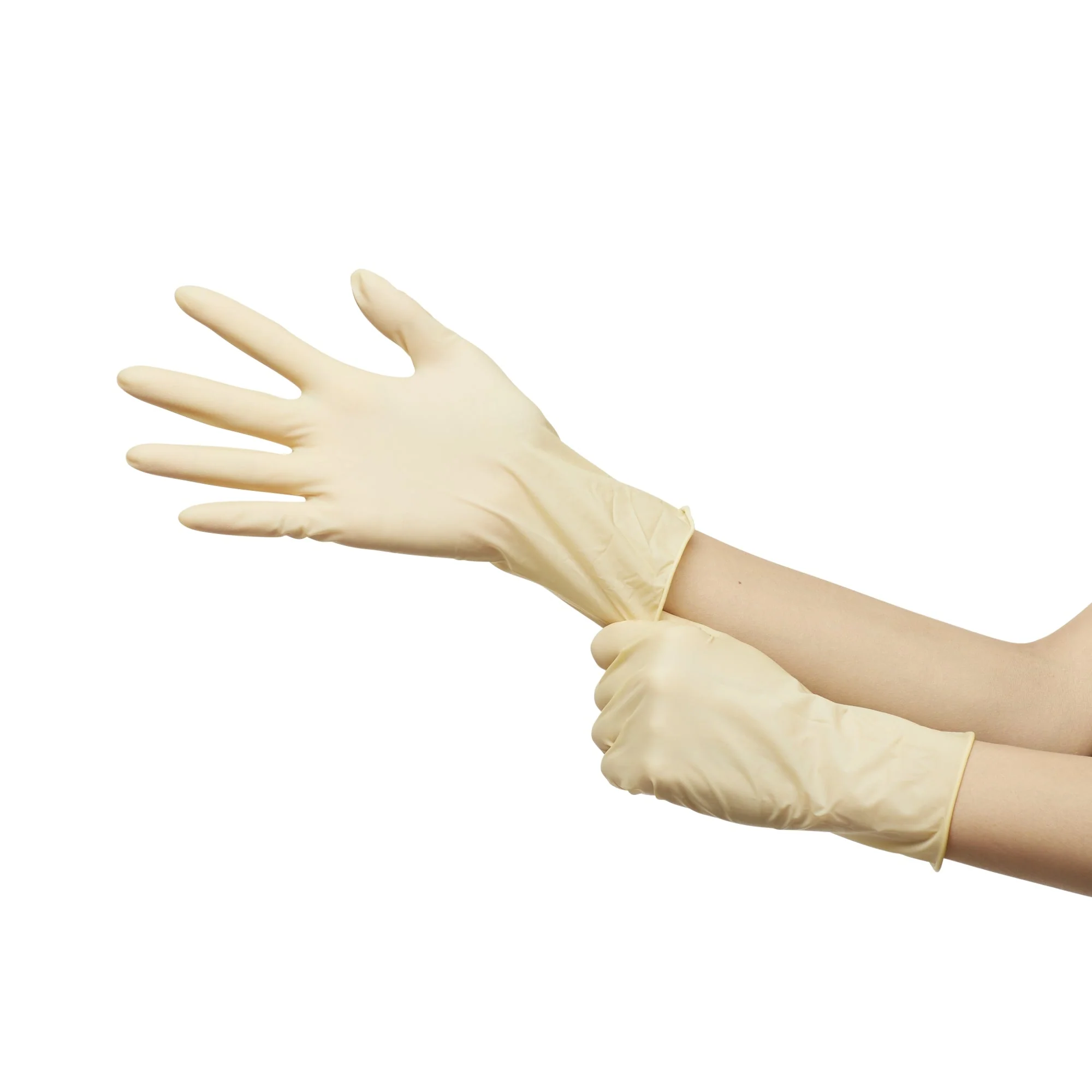 McKesson Brand McKesson Confiderm Latex Exam Glove, Large, Ivory (1000/CS) - Image 6