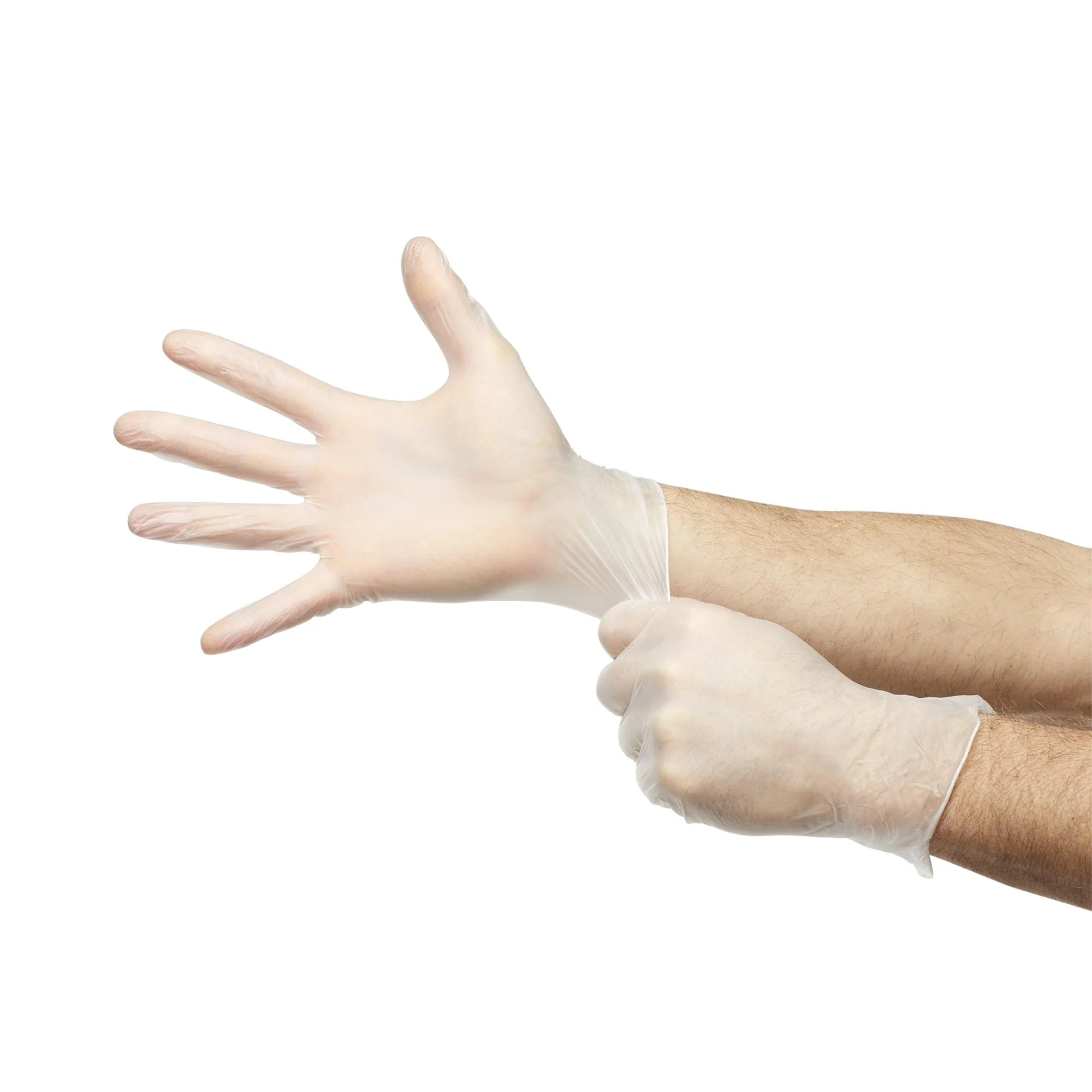 McKesson Brand McKesson Confiderm Vinyl Exam Glove, Large, Clear (1000/CS) - Image 5