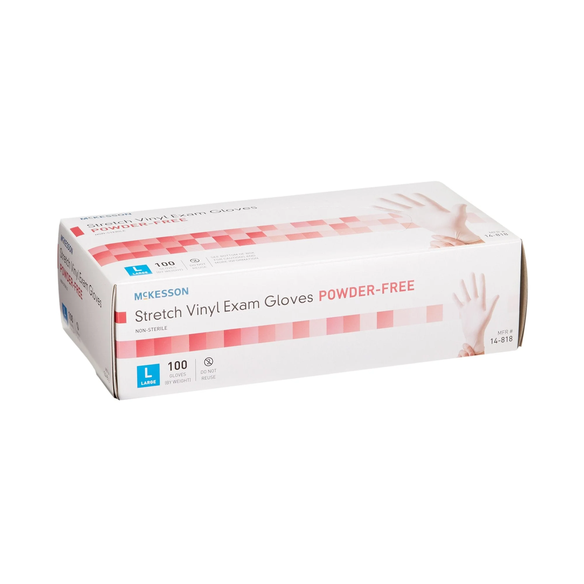 McKesson Brand McKesson Stretch Vinyl Exam Glove, Large, Ivory (1000/CS) - Image 5