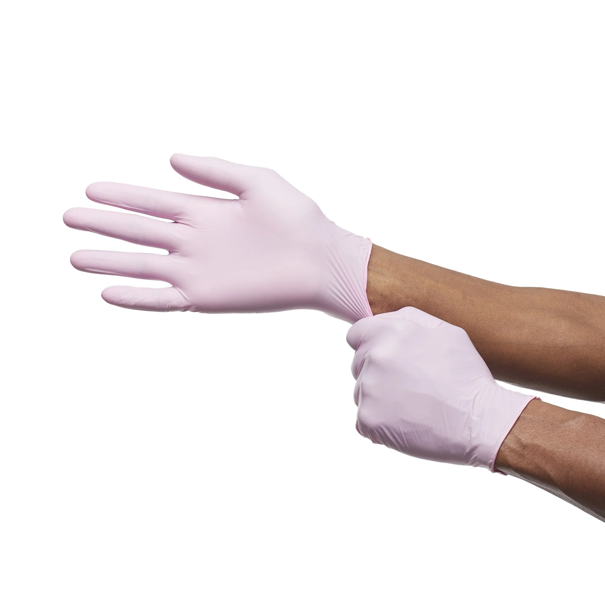 McKesson Brand McKesson Pink Nitrile Exam Glove, Small (2500/CS) - Image 6