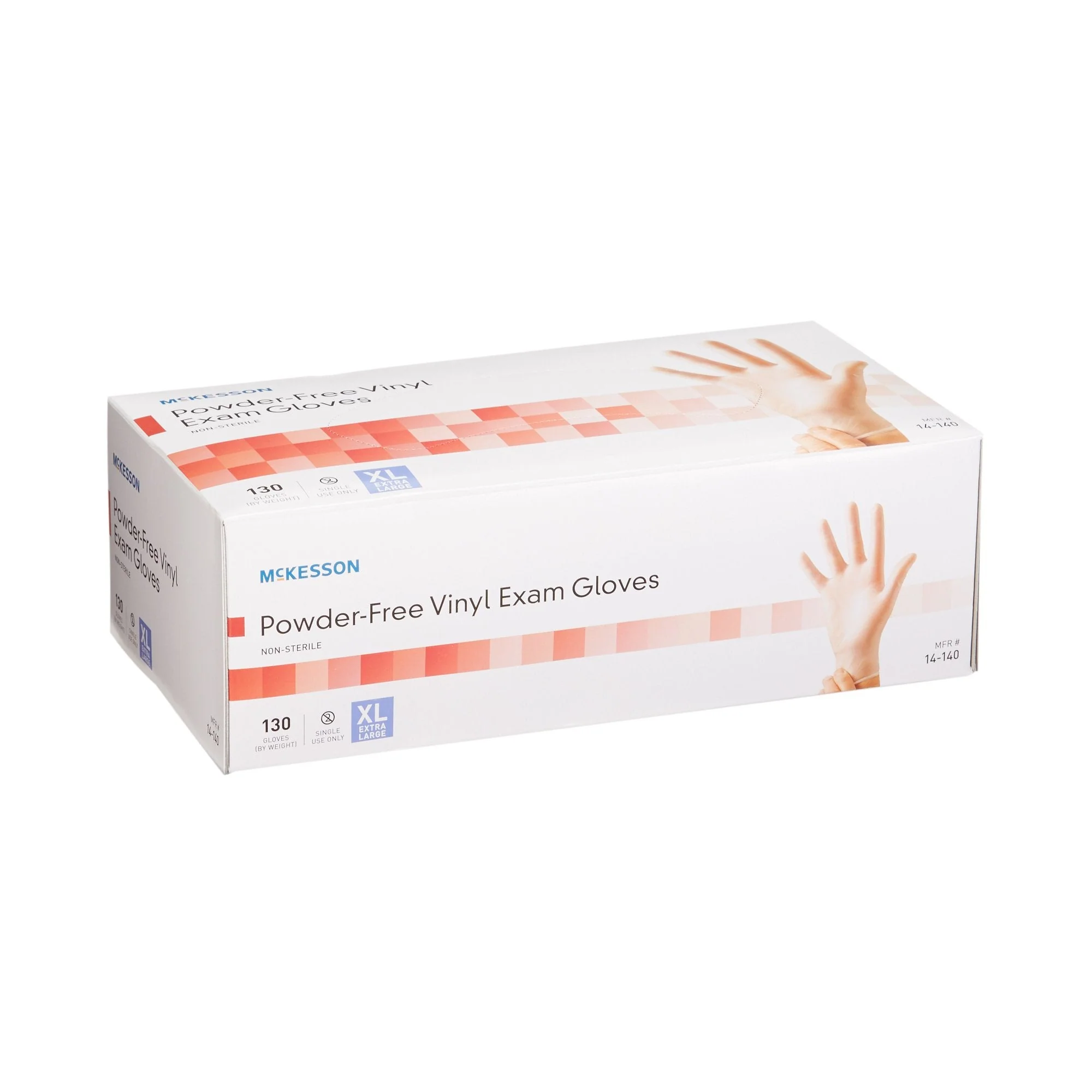 McKesson Brand McKesson Vinyl Exam Glove, Extra Large, Clear (1300/CS) - Image 5