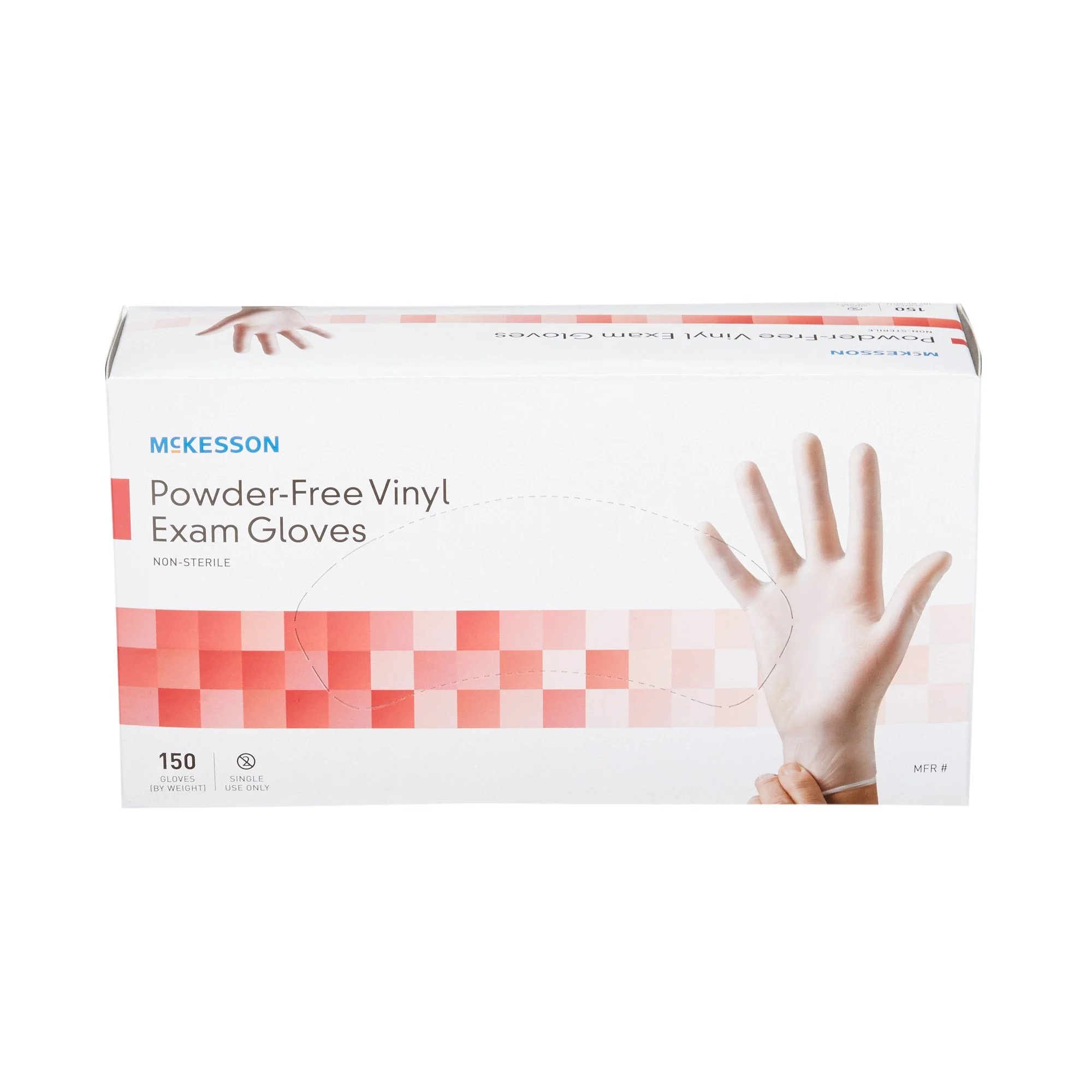 McKesson Brand McKesson Vinyl Exam Glove, Extra Small, Clear (1500/CS) - Image 4