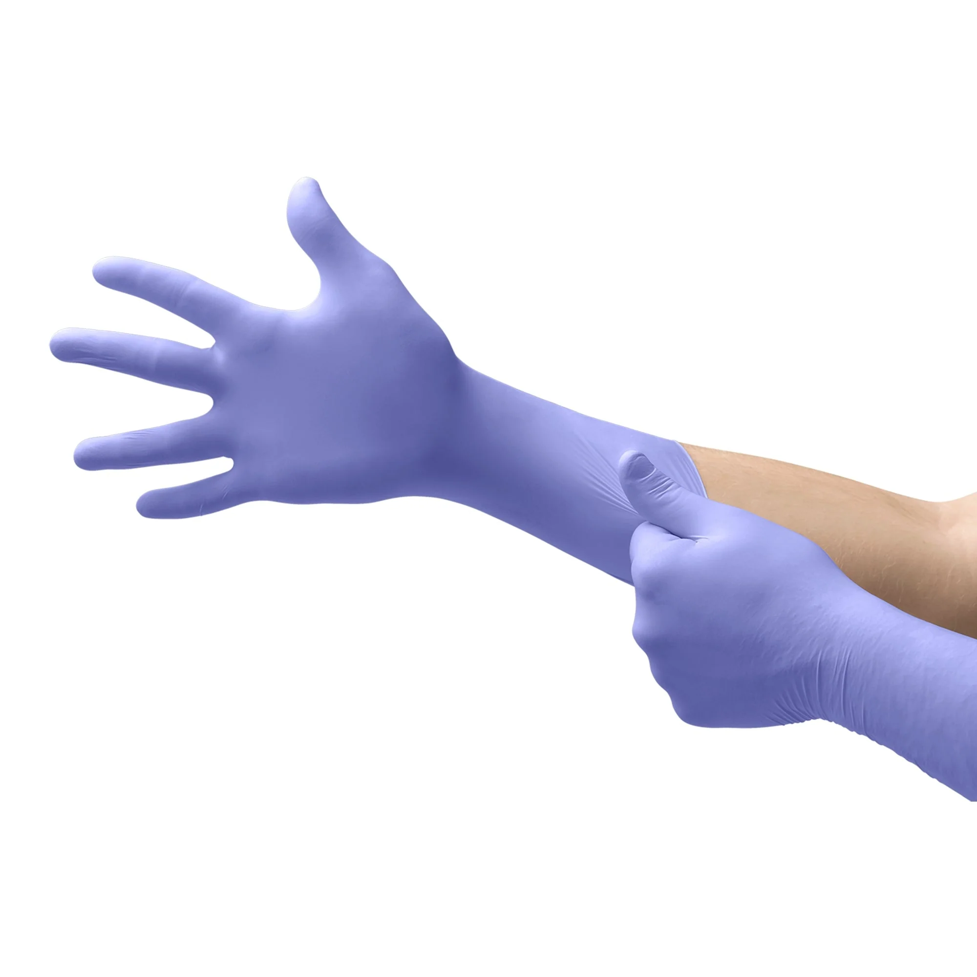 Microflex Medical Supreno EC Nitrile Extended Cuff Length Exam Glove, 2X-Large, Blue (500/CS) - Image 2