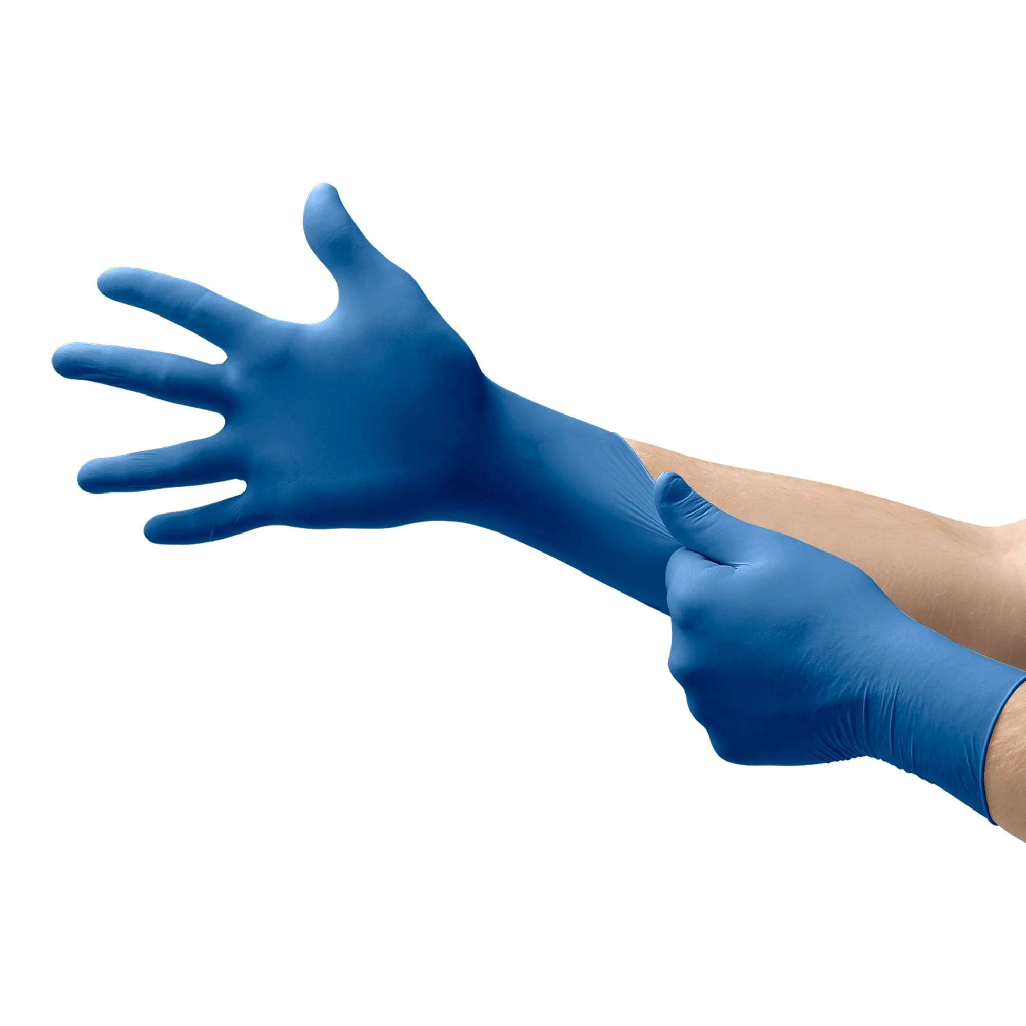 Microflex Medical Ultrasense Nitrile Exam Glove, Small, Blue (10/CS) - Image 2