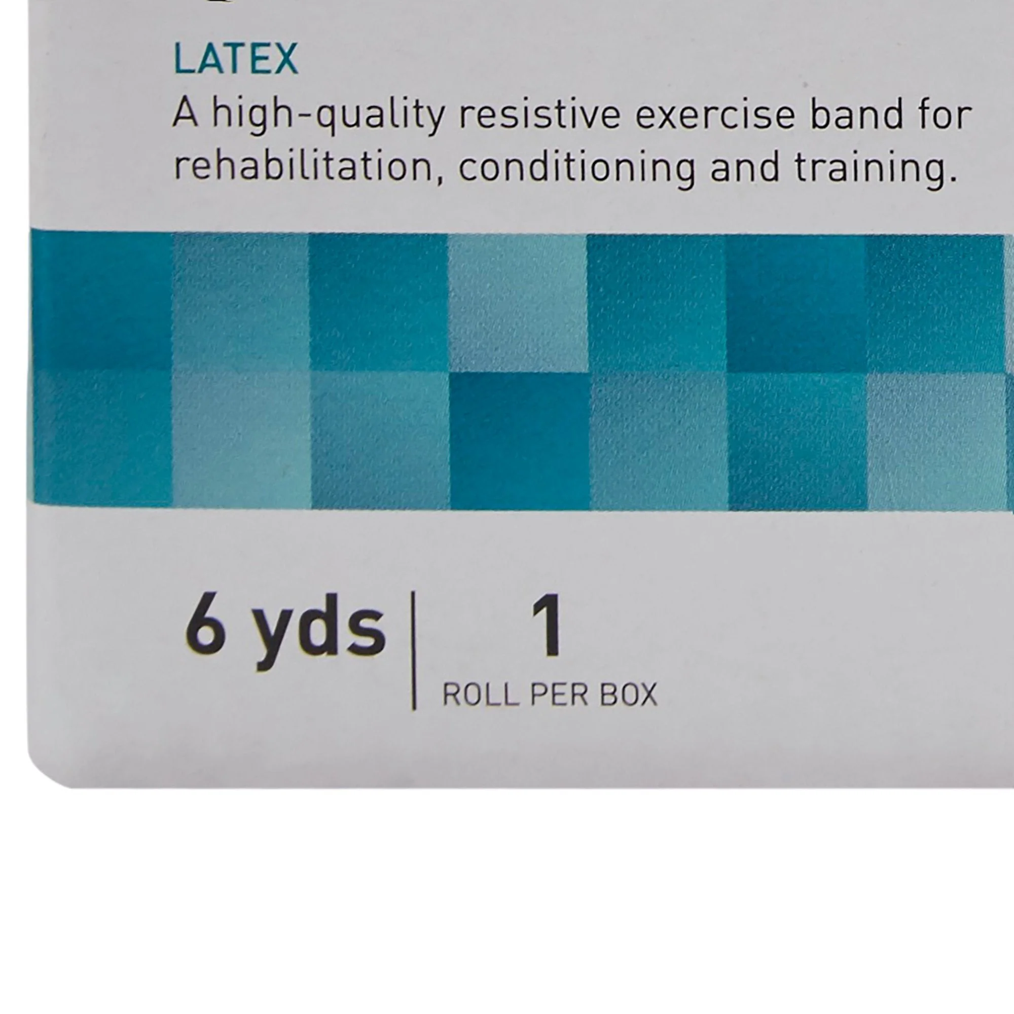 McKesson Brand McKesson Exercise Resistance Band, Red, 5 Inch x 6 Yard, Light Resistance - Image 3