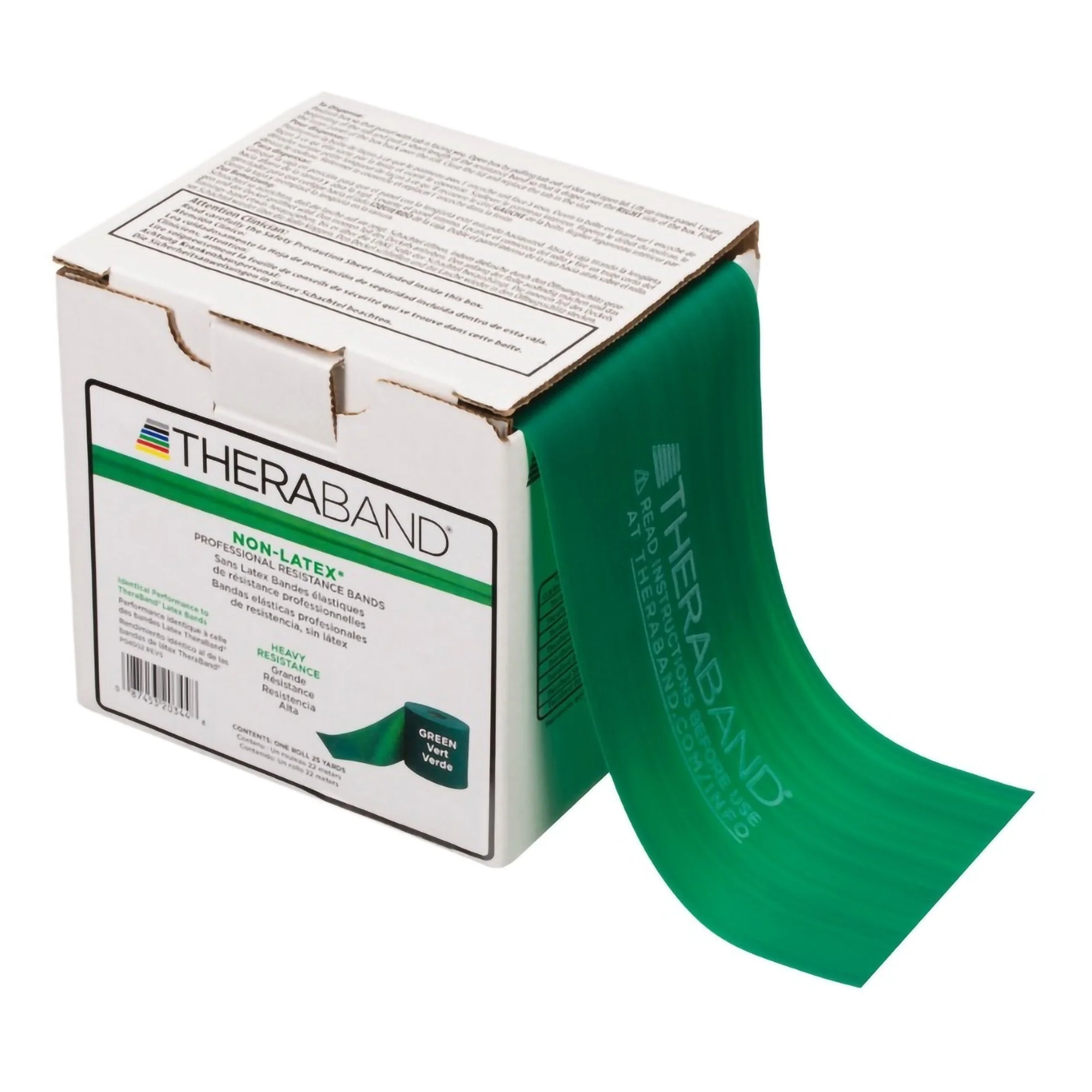 Performance Health TheraBand Exercise Resistance Band, Green, 4 Inch x 25 Yard, Heavy Resistance