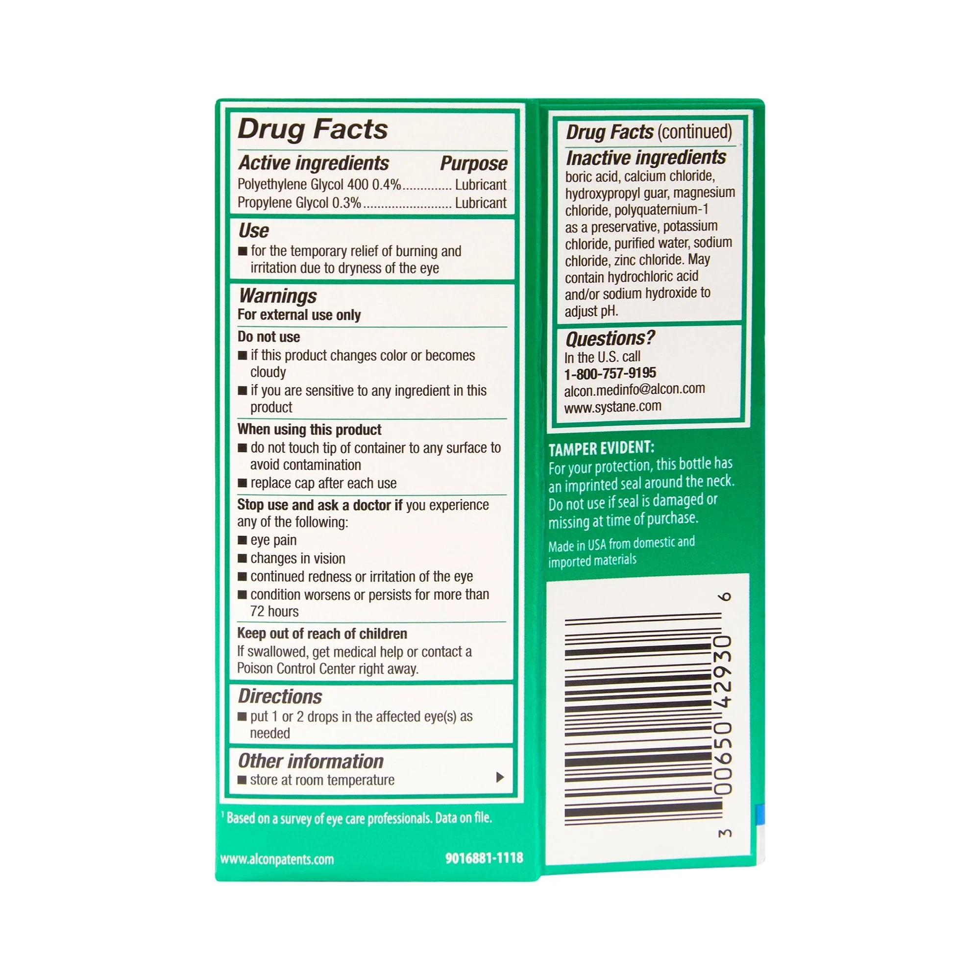 Alcon Systane Eye Lubricant - Image 3