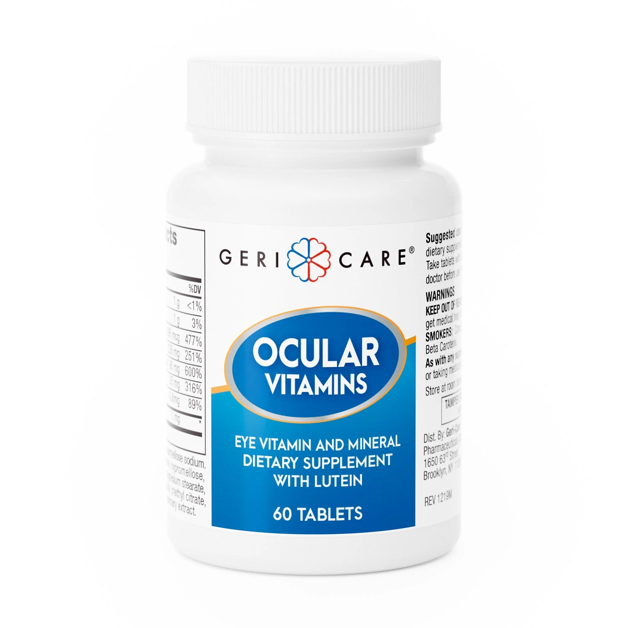 Geri-Care Geri-Care Eye Vitamin and Mineral Supplement with Lutein (12/CS)