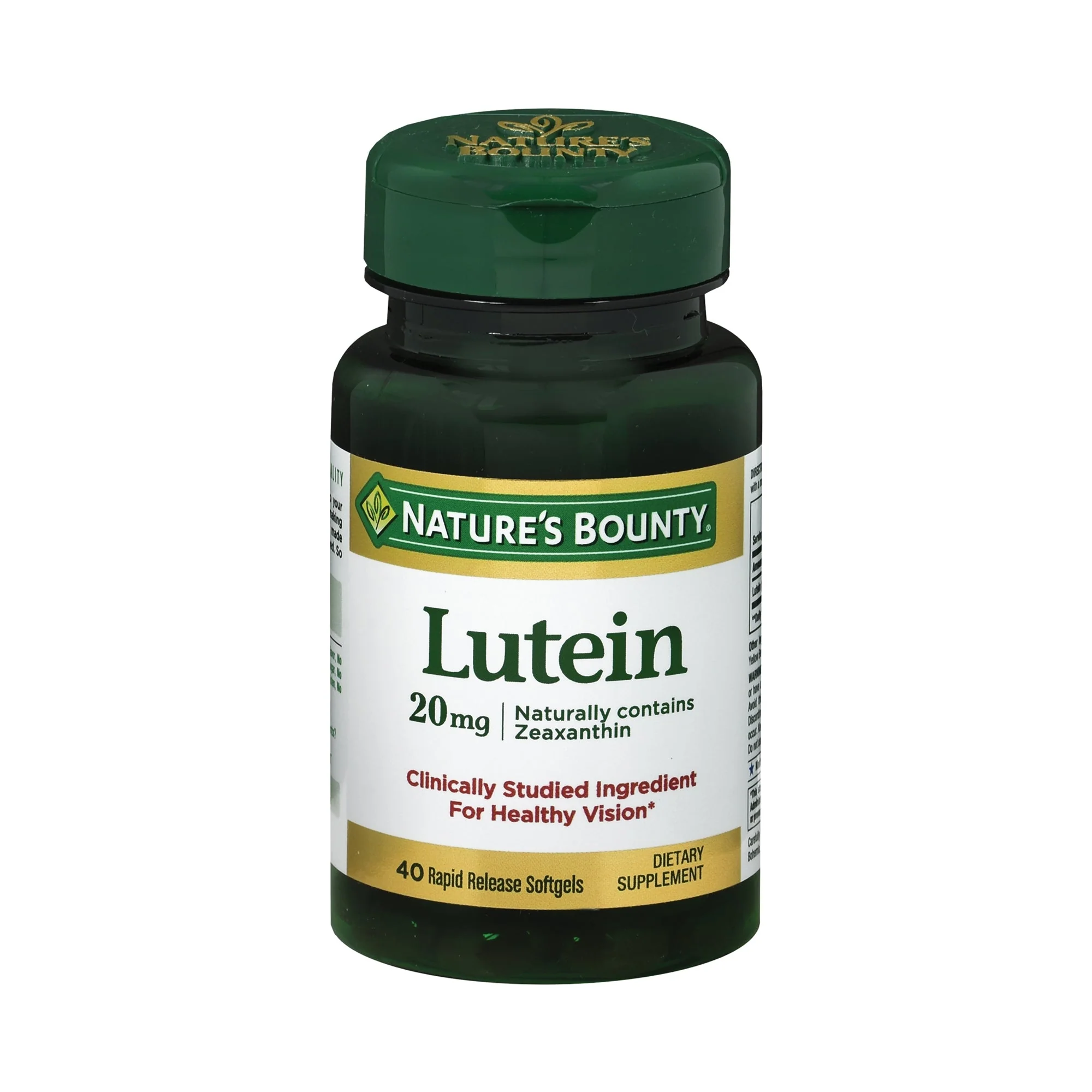 US Nutrition Nature's Bounty Lutein Eye Vitamin Supplement