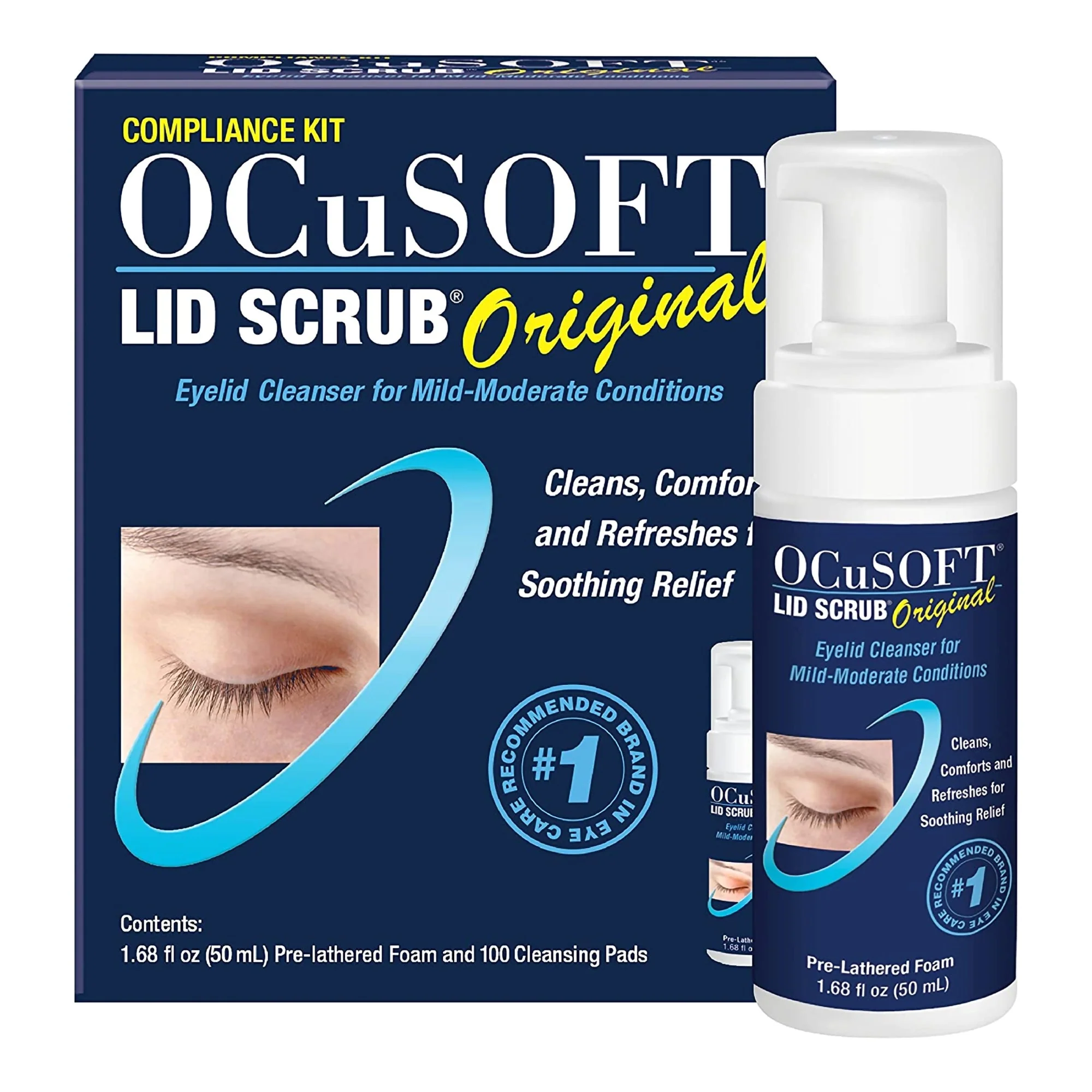 Ocusoft OCuSOFT Lid Scrub Eyelid Cleanser Kit