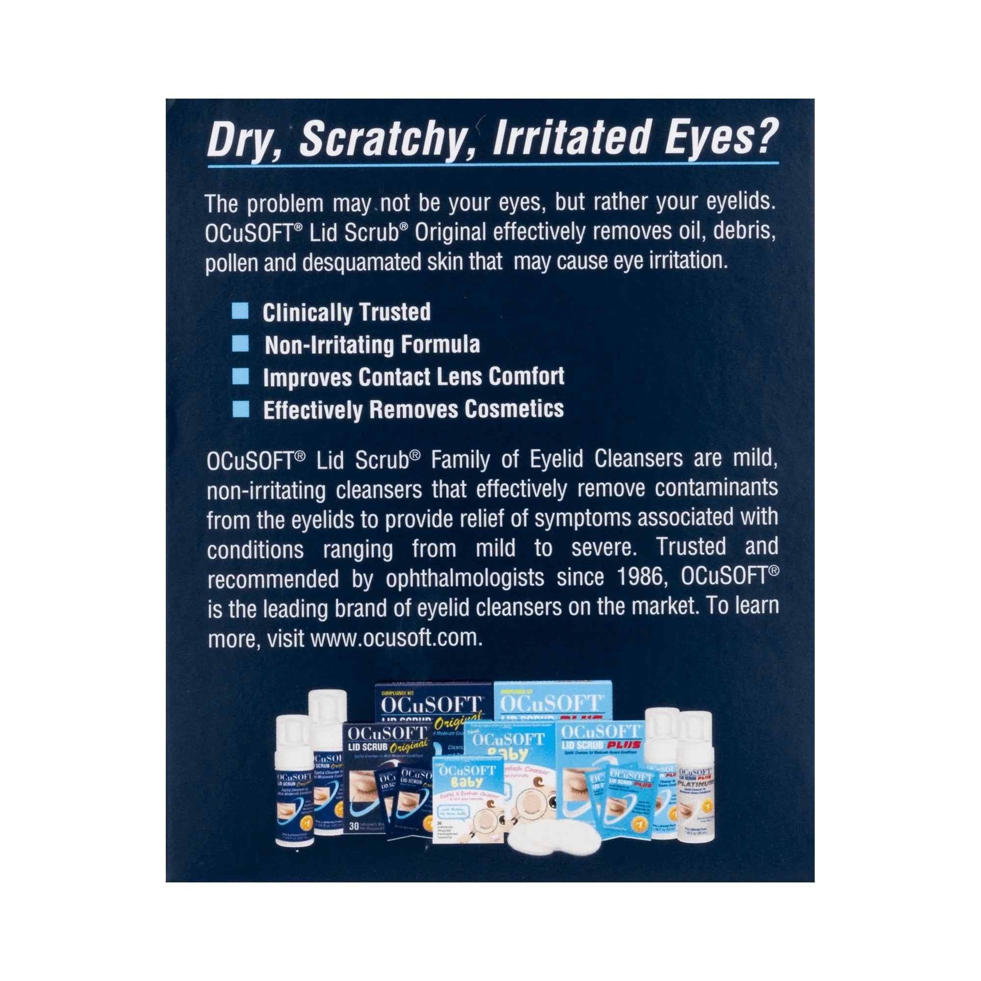 Ocusoft OCuSOFT Lid Scrub Eyelid Cleanser - Image 2