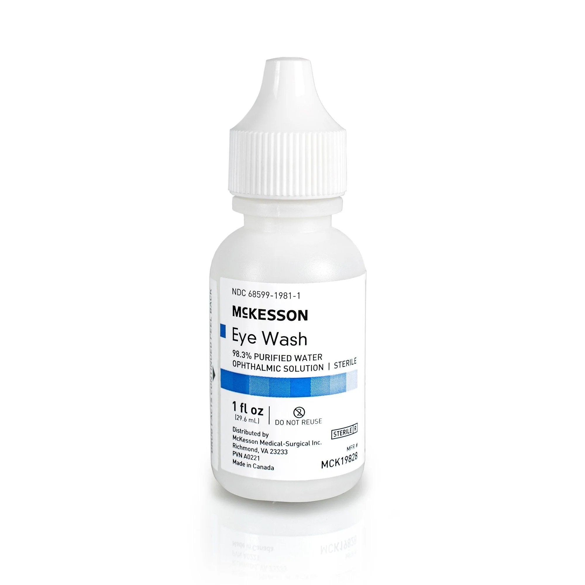 McKesson Brand McKesson Eye Wash Solution, 1-ounce Squeeze Bottle (144/CS)