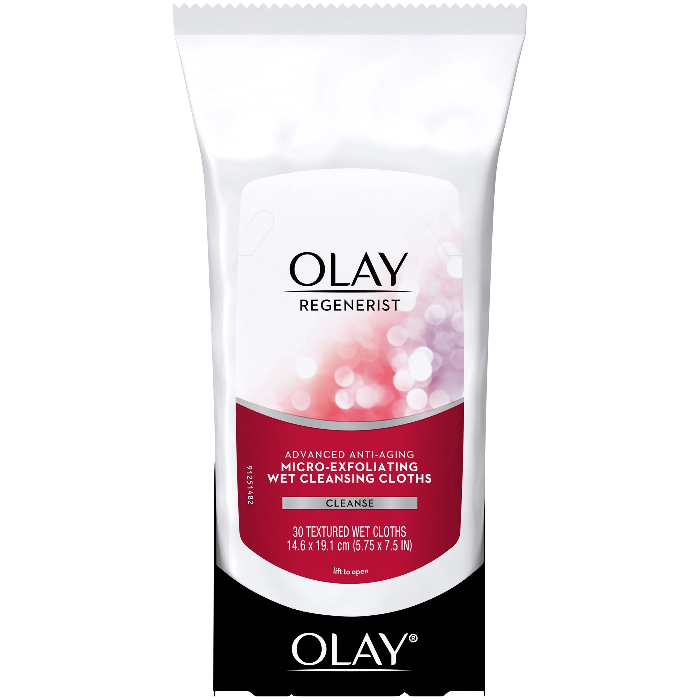 Procter & Gamble Facial Cleanser Olay Regenerist Wipe Soft Pack Scented