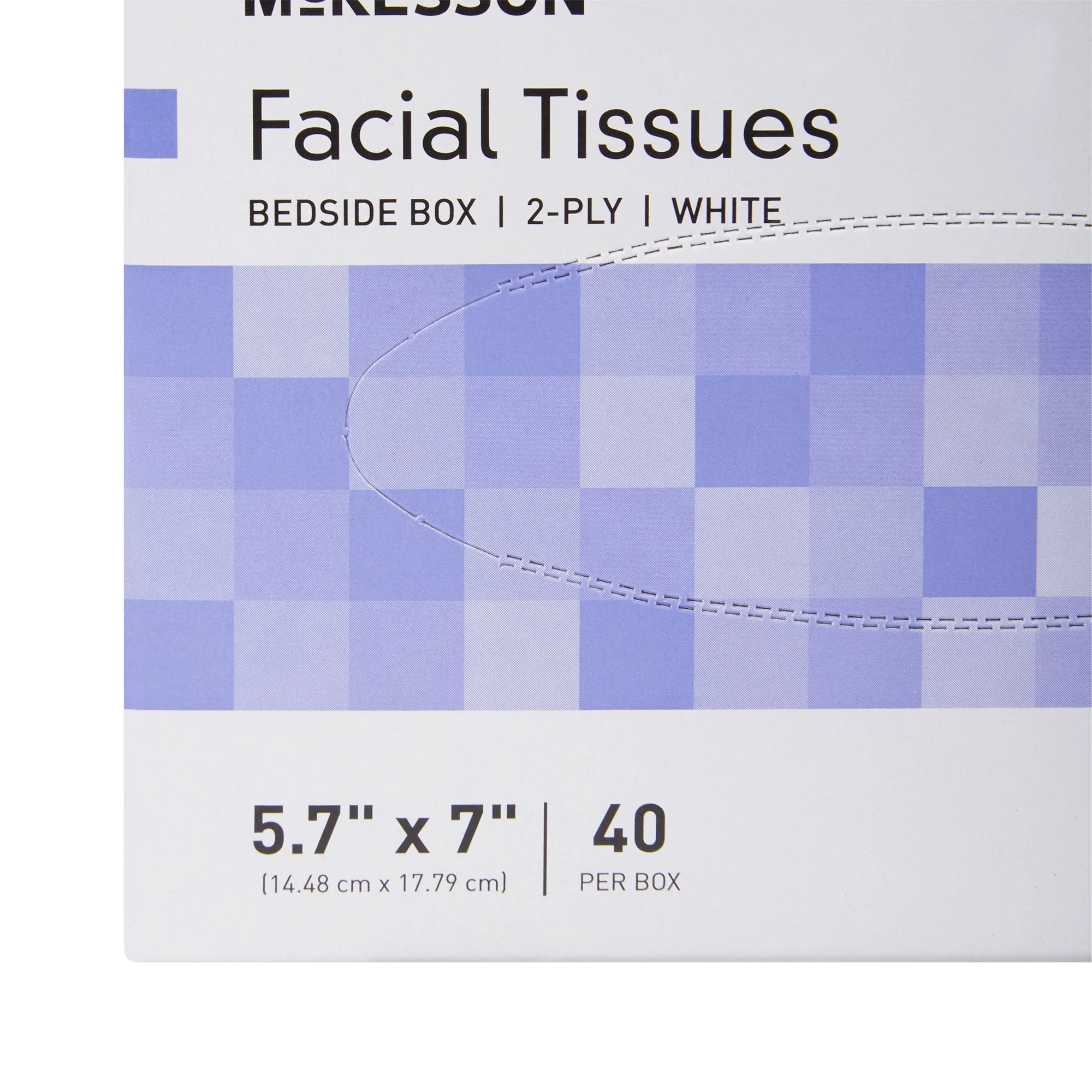 McKesson Brand McKesson Facial Tissue, Bedside Box, White, Two-Ply (8000/CS) - Image 4