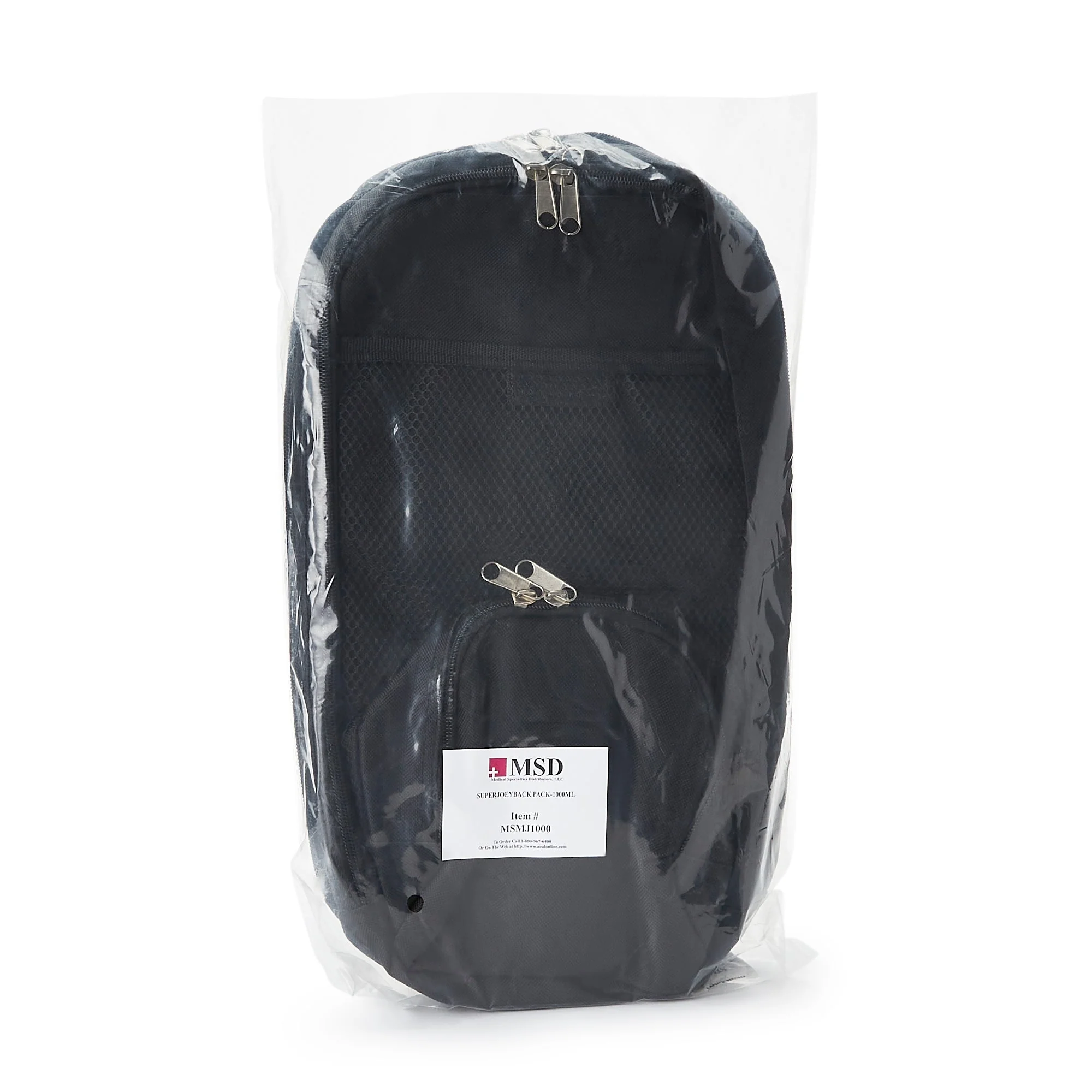 McKesson Brand McKesson Feeding Pump Backpack for Two 1000-mL Bags, Kangaroo Dual Flush System - Image 2