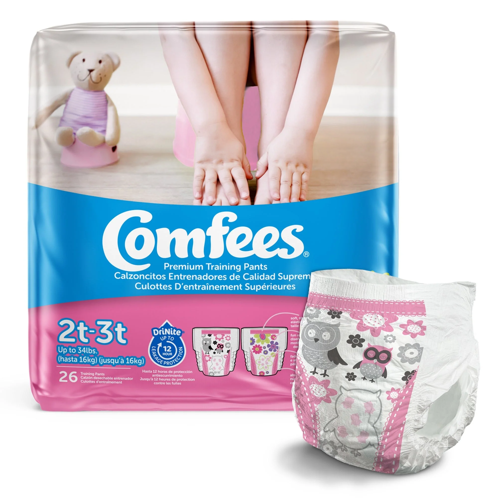 Attends Healthcare Products Attends Comfees Training Pants, 2T to 3T (156/CS)