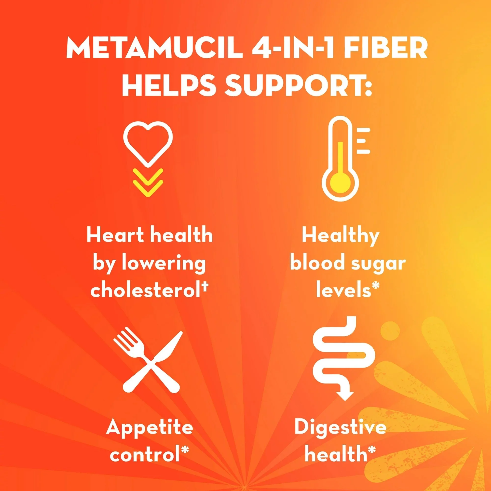 Procter & Gamble Metamucil Psyllium Fiber Supplement, Orange Powder - Image 5