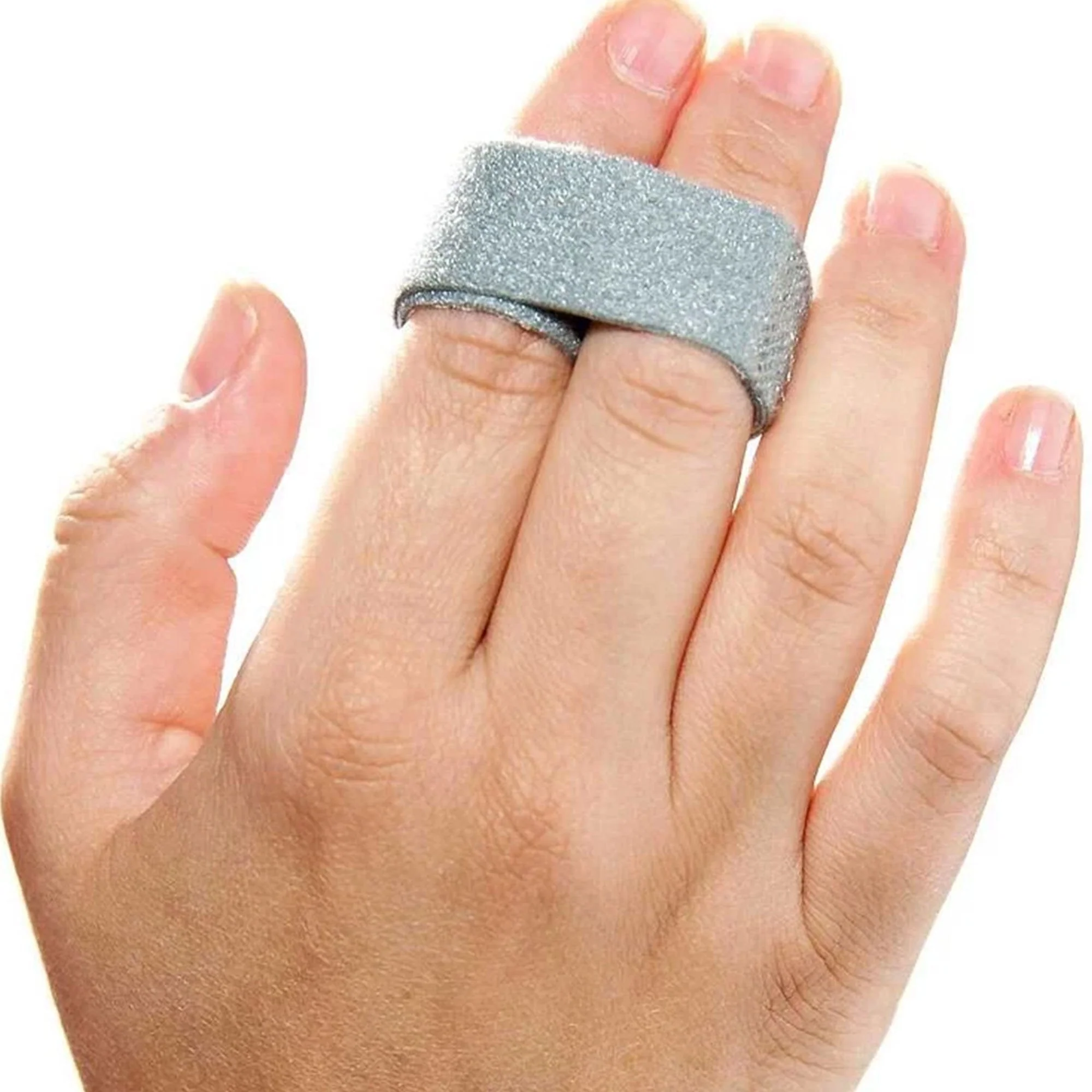 3 Point Products Finger Wrap Splint 3pp Buddy Loops Adult One Size Fits Most Hook and Loop Strap Closure Finger Gray (25/BX)