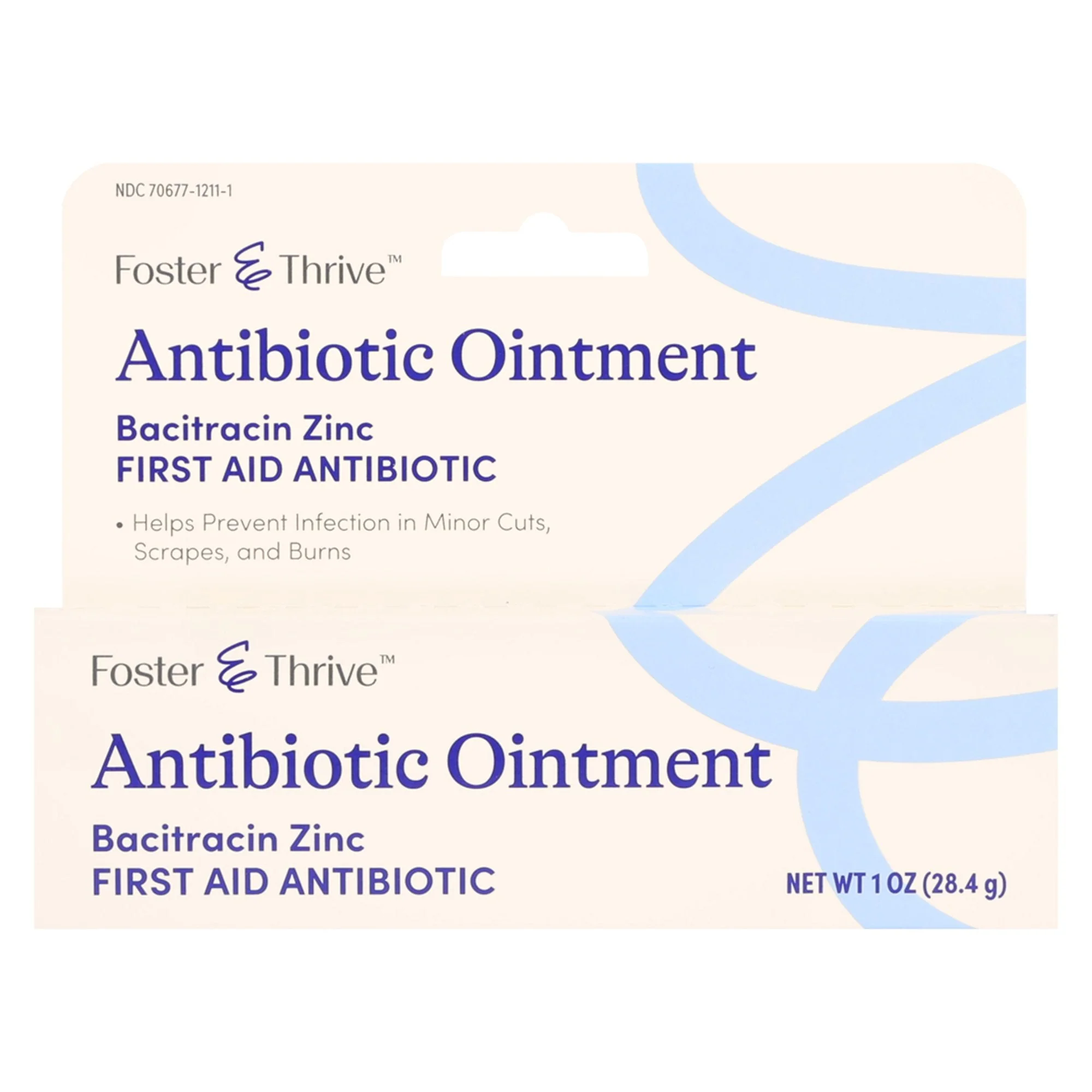 McKesson Brand Foster & Thrive Bacitracin Zinc Antibiotic Ointment - Image 2