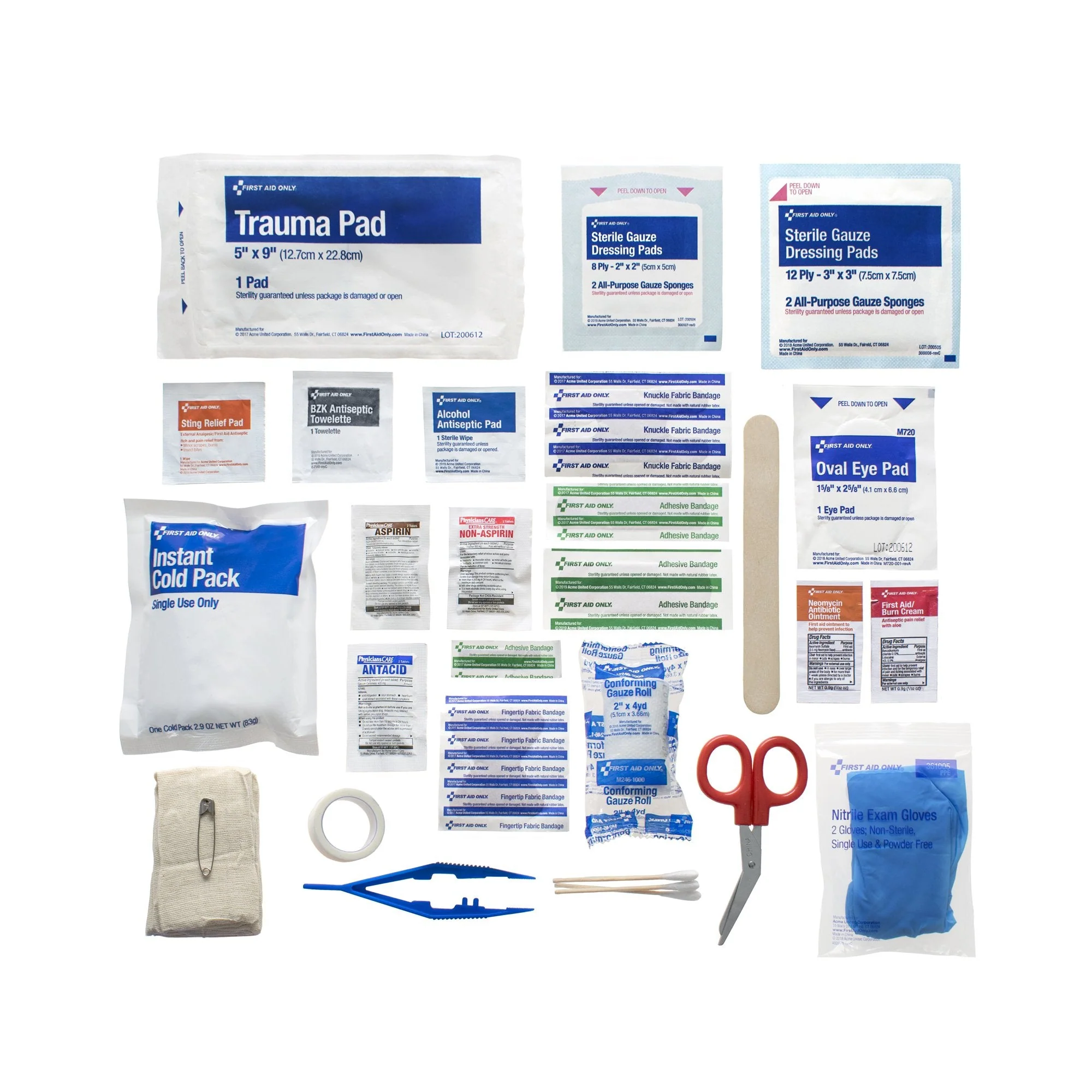 McKesson Brand McKesson 50-Person First Aid Kit (12/CS) - Image 2