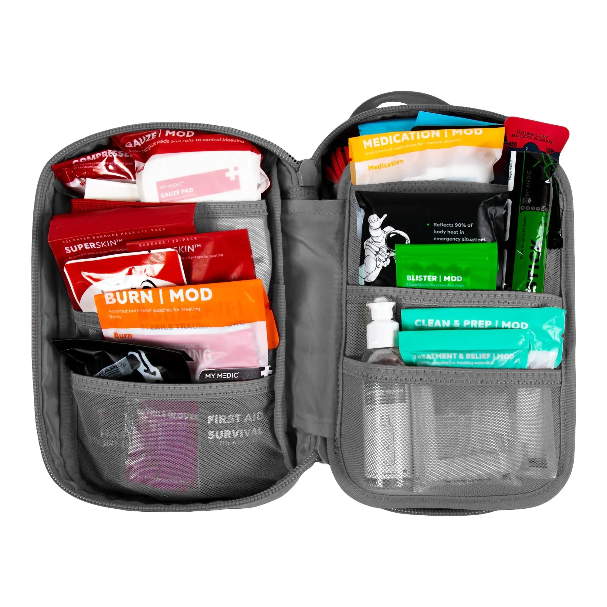 MyMedic My Medic MYFAK Pro First Aid Kit in Gray Nylon Bag - Image 3