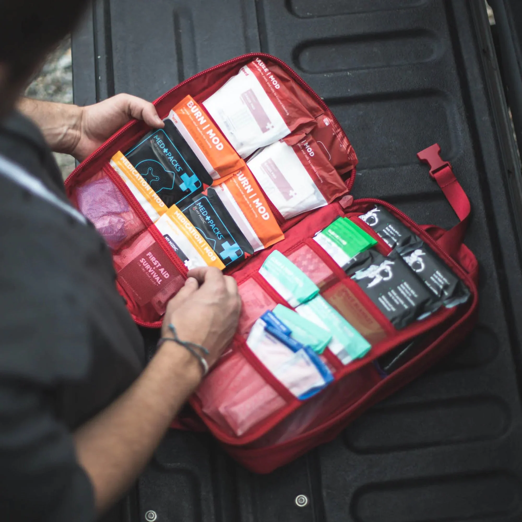 MyMedic My Medic MyFAK First Aid Kit, Large Trauma Kit with Medical Supplies, Red - Image 6