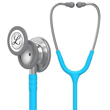 Solventum Corporation 3M Littmann Classic III Monitoring Stethoscope, Turquoise, 27 Inch Tube