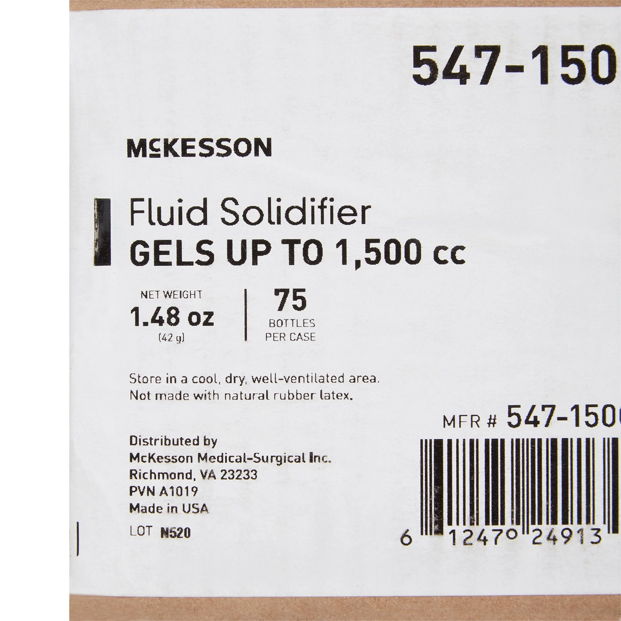 McKesson Brand McKesson Fluid Solidifier, 1.69-ounce Bottle (75/CS) - Image 4